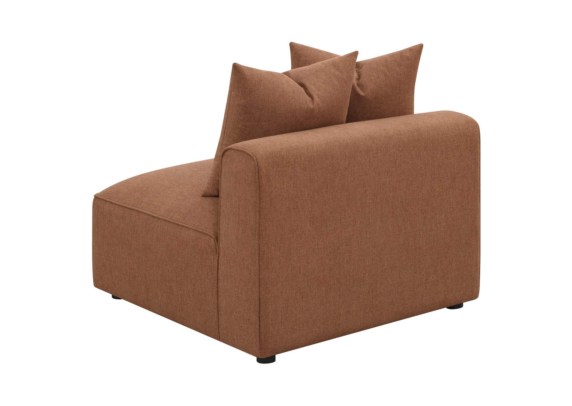 Jennifer 6-piece Upholstered Modular Sectional Terracotta,Coaster Furniture