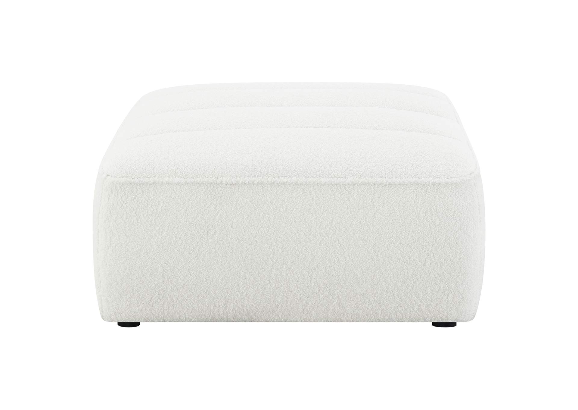 Sunny Upholstered Ottoman Natural,Coaster Furniture