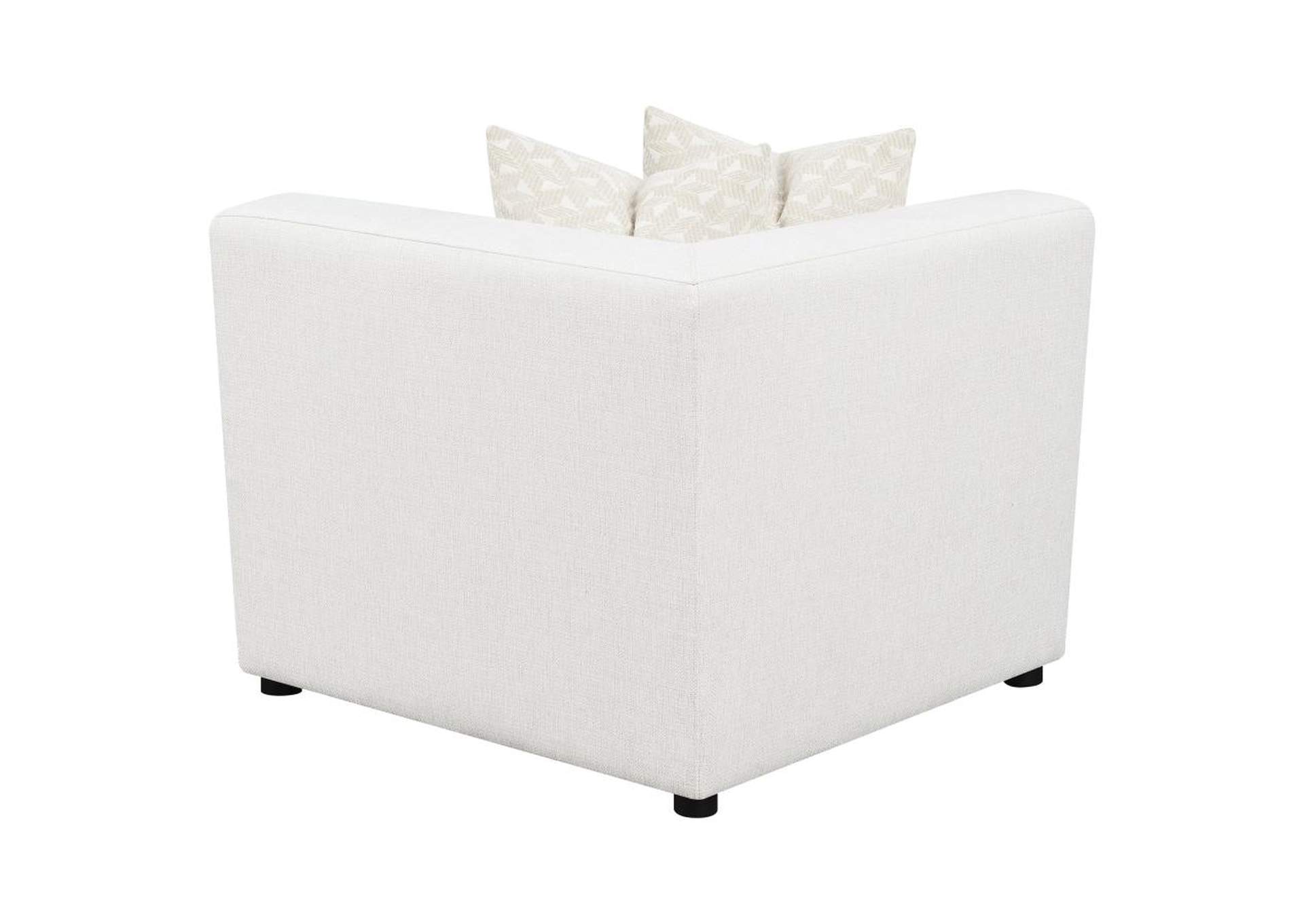 Freddie Upholstered Corner Pearl,Coaster Furniture