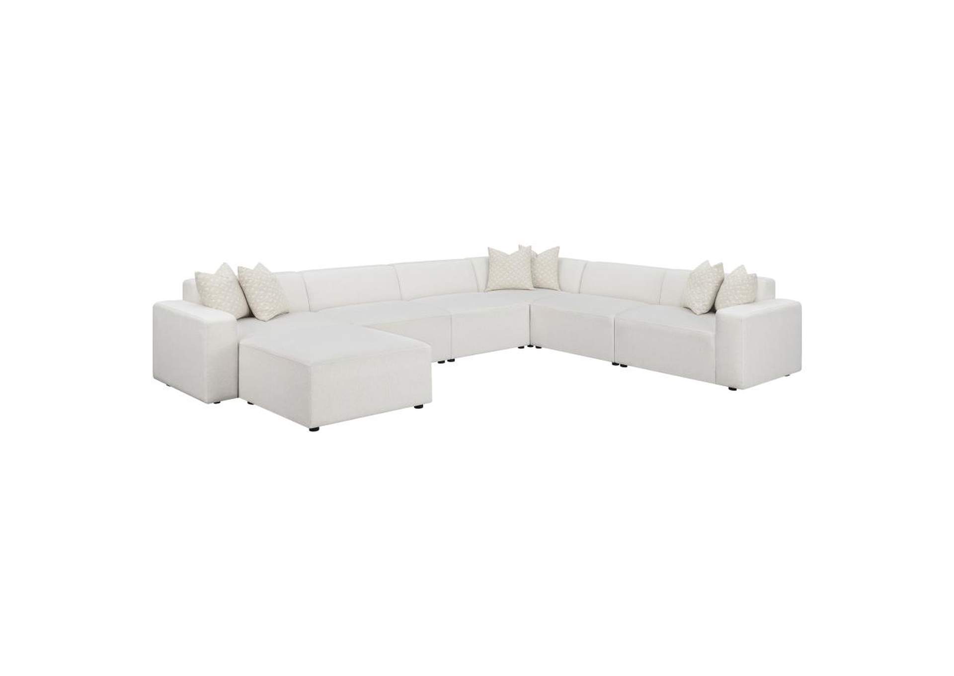 Freddie Upholstered Corner Pearl,Coaster Furniture