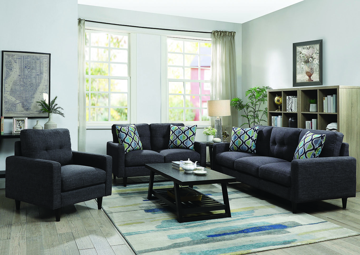 Watsonville Grey Sofa & Loveseat,Coaster Furniture