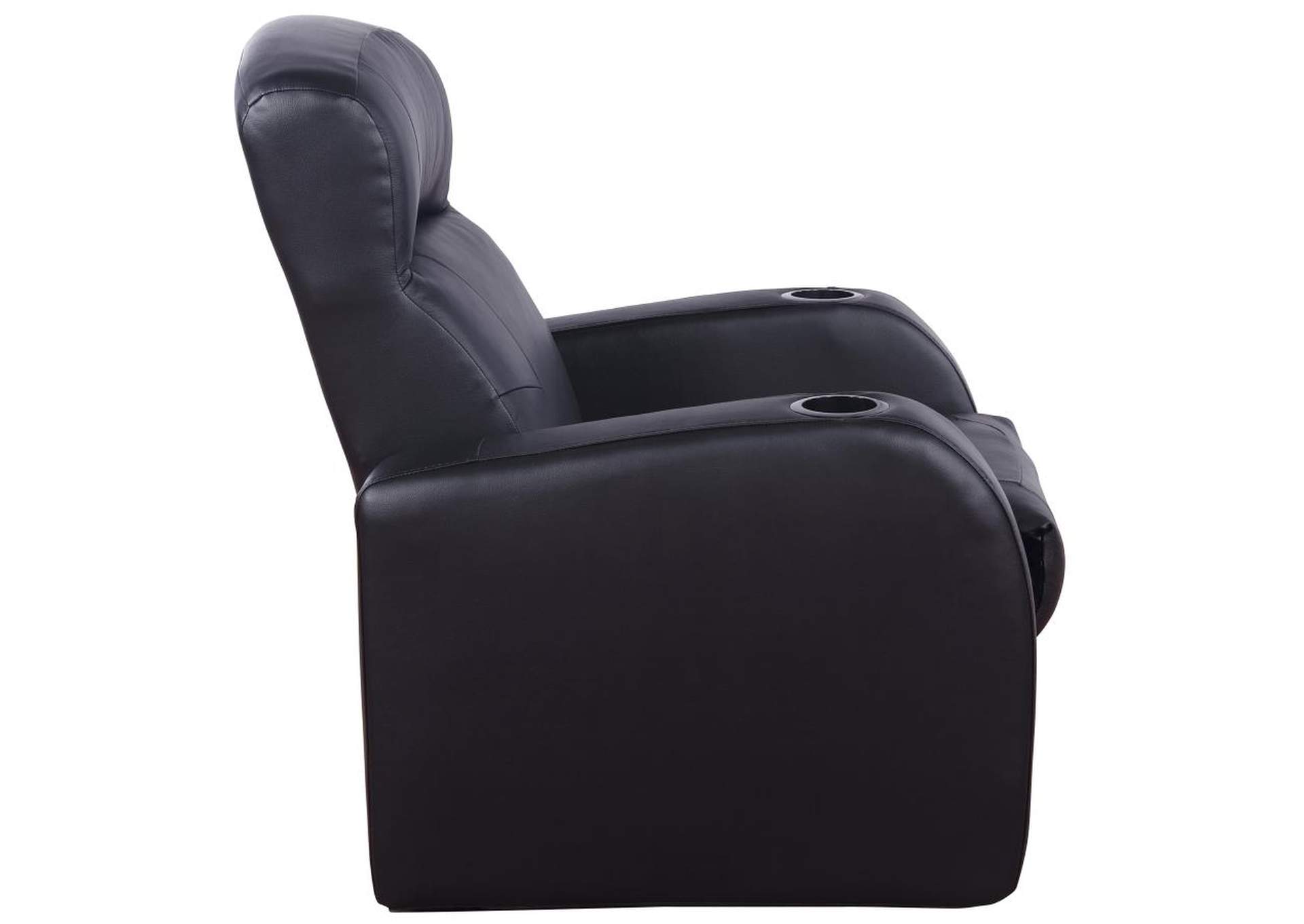 Cyrus Upholstered Recliner Living Room Set Black Brothers Fine Furniture