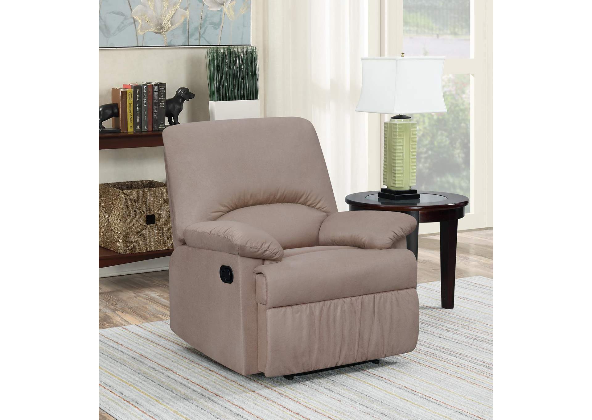 Shadow Casual Brown Motion Recliner,Coaster Furniture