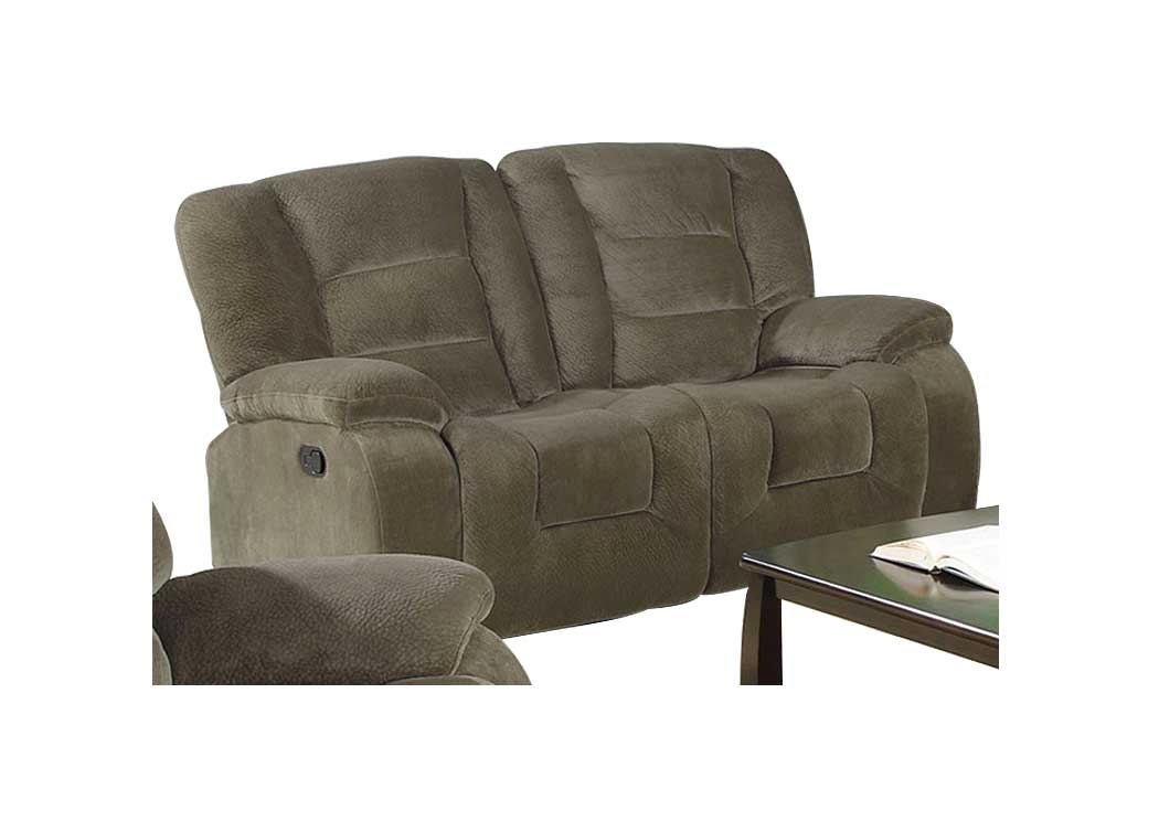 Charlie Brown Siege Double Gliding Love Seat w/ Console,ABF Coaster Furniture