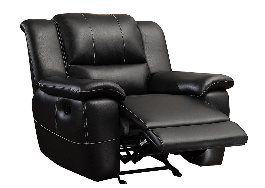 Lee Black Recliner,ABF Coaster Furniture