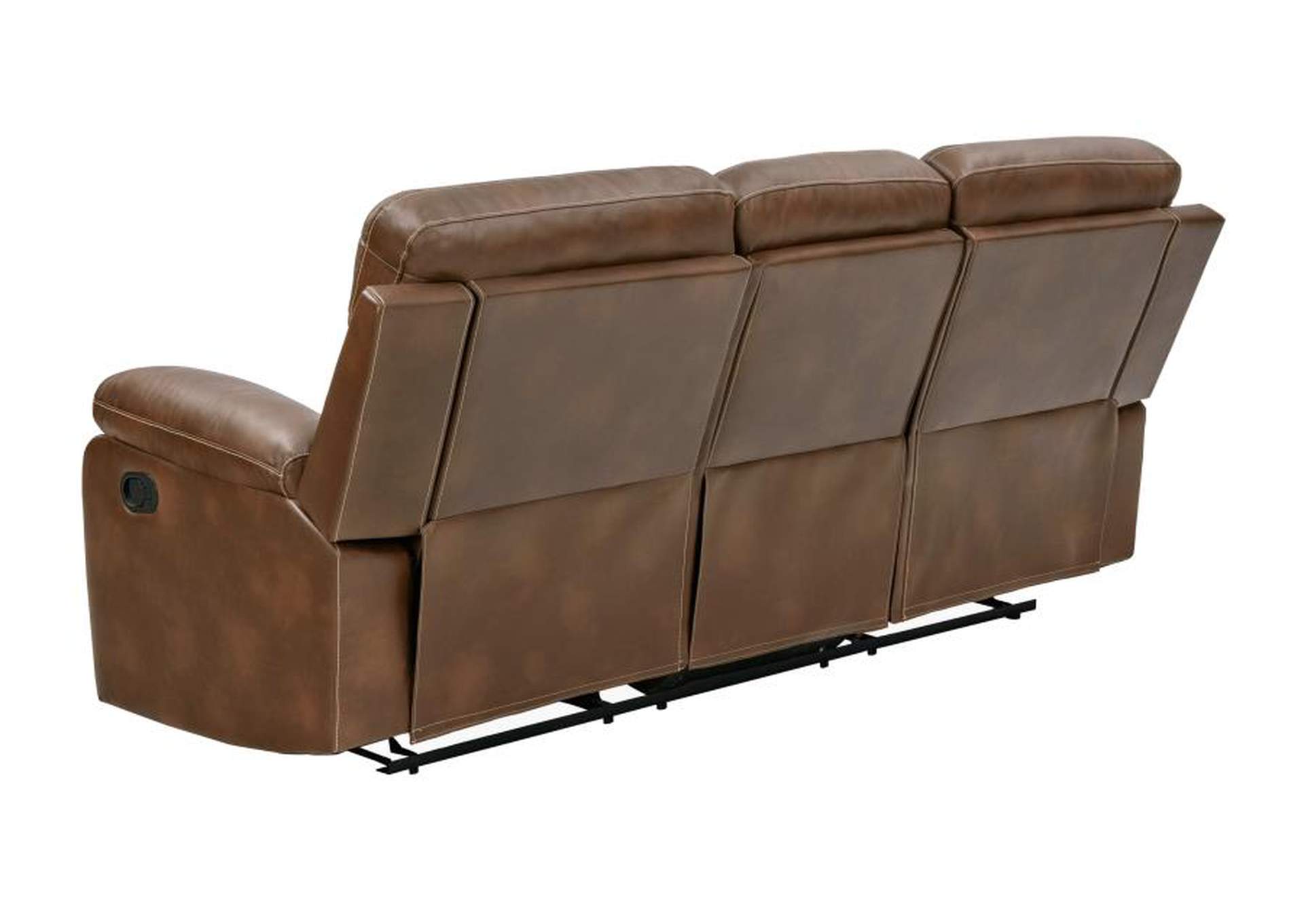 Damiano Button Tufted Motion Sofa Tri-Tone Brown,Coaster Furniture
