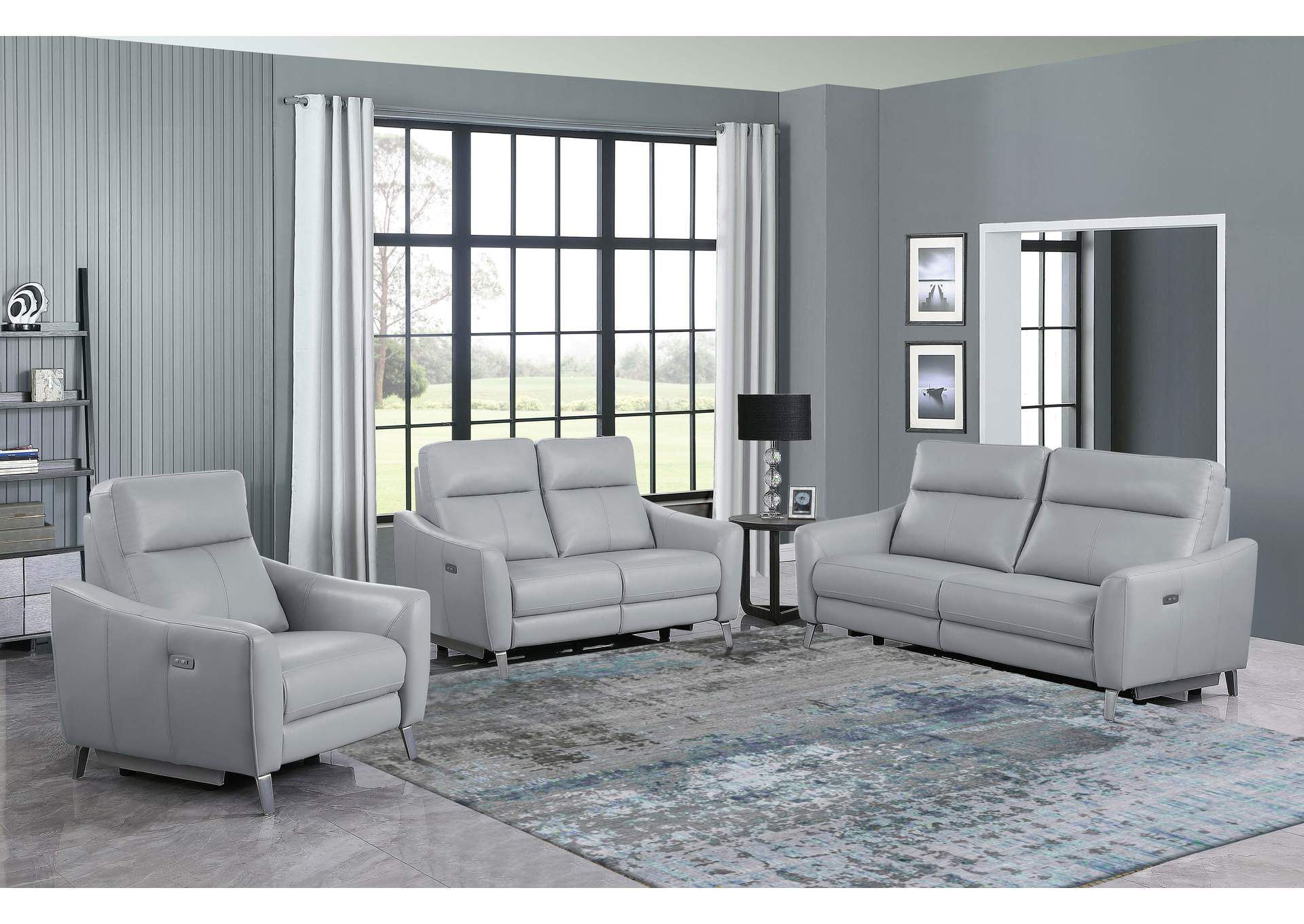 Derek Upholstered Power Loveseat,Coaster Furniture