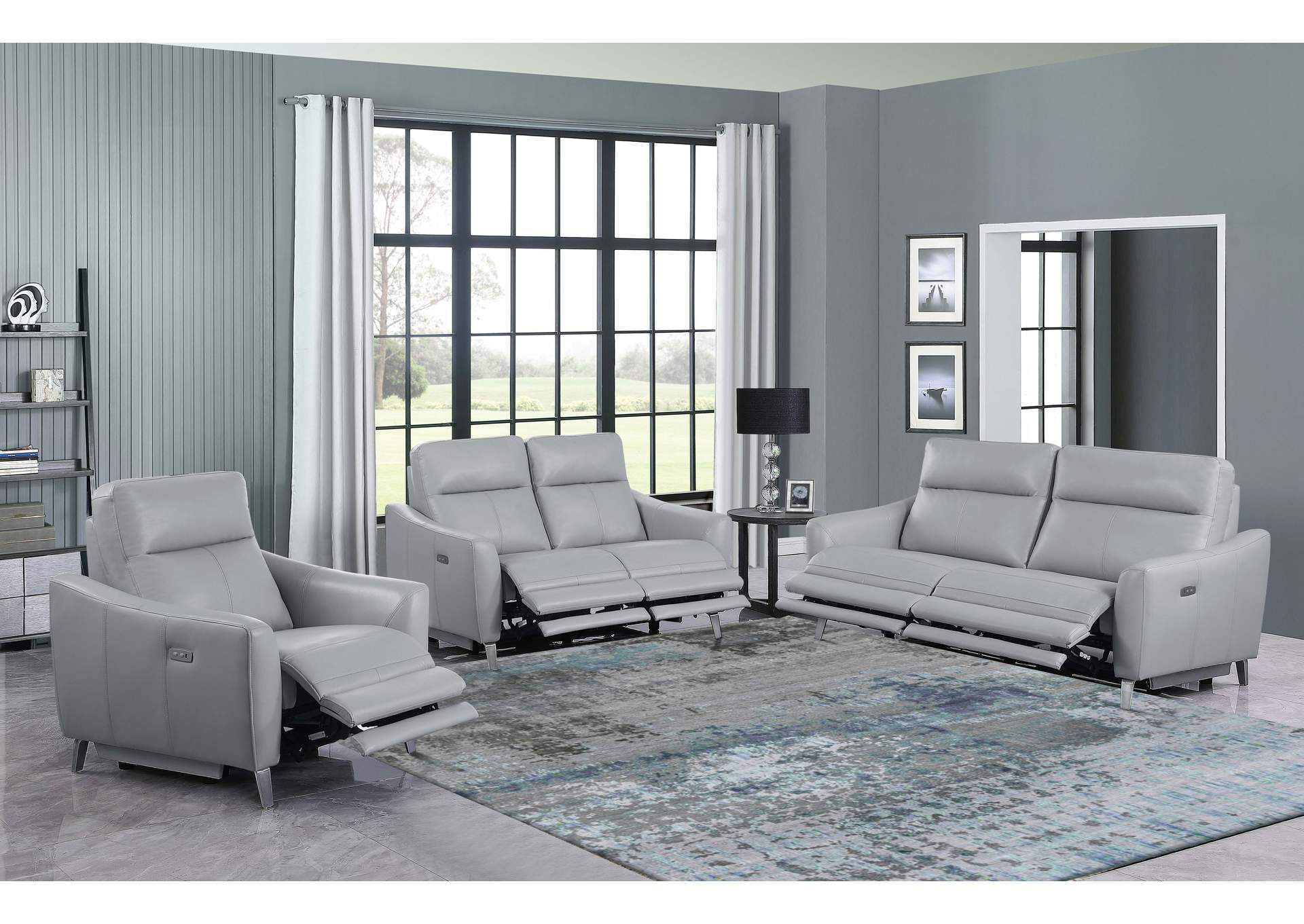 Derek Upholstered Power Loveseat,Coaster Furniture