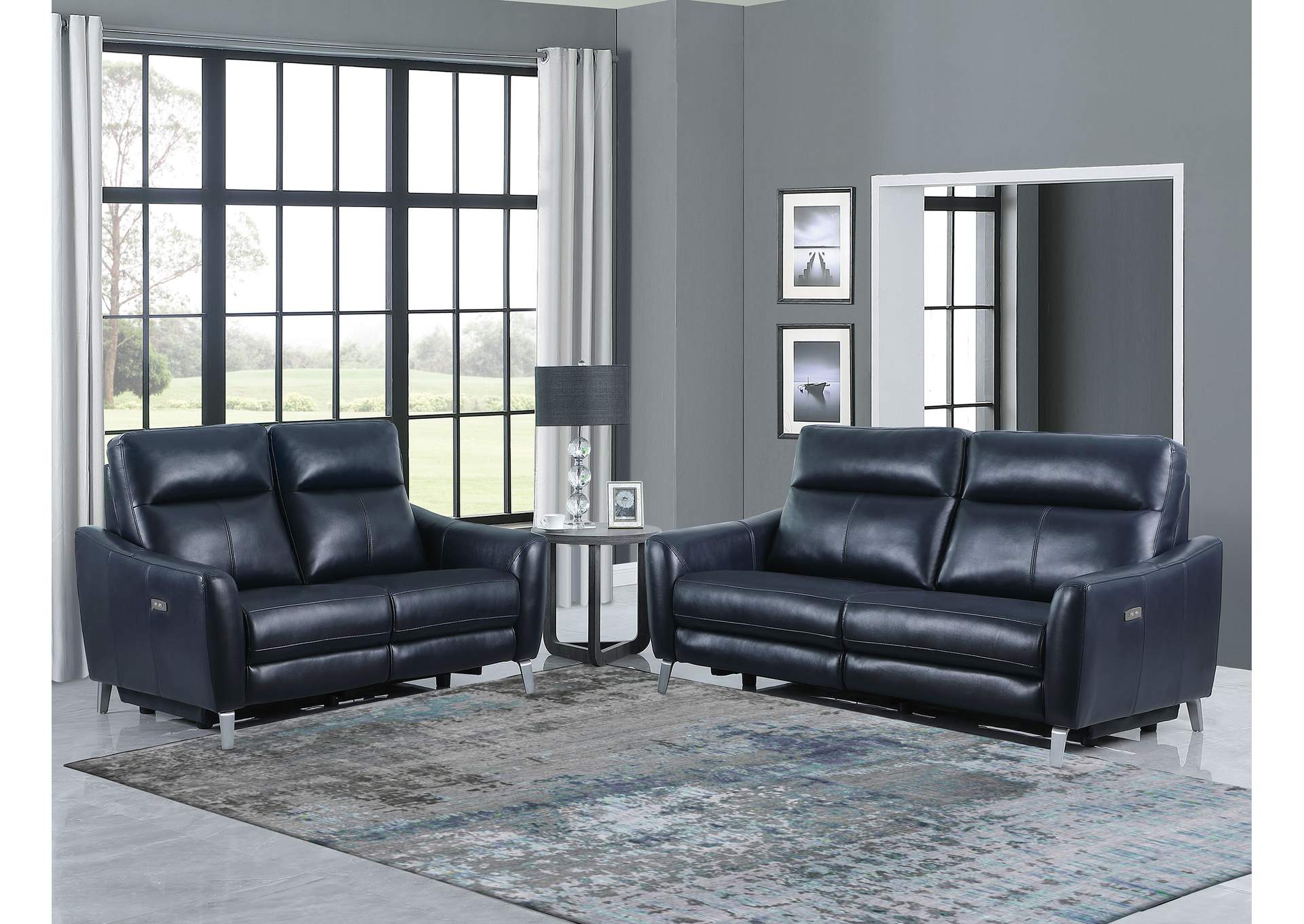 Derek Upholstered Power Living Room Set,Coaster Furniture