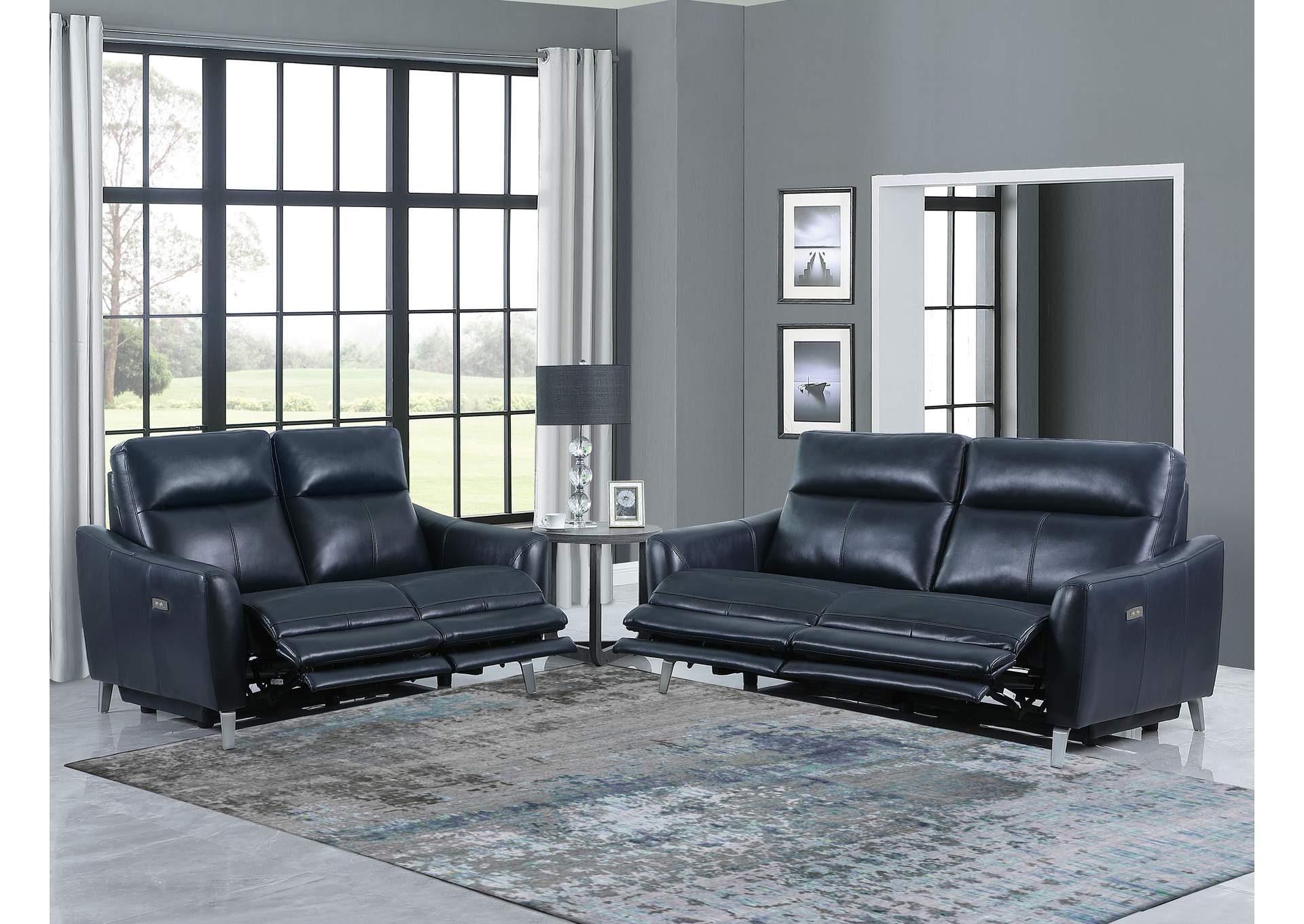 Derek Upholstered Power Living Room Set,Coaster Furniture