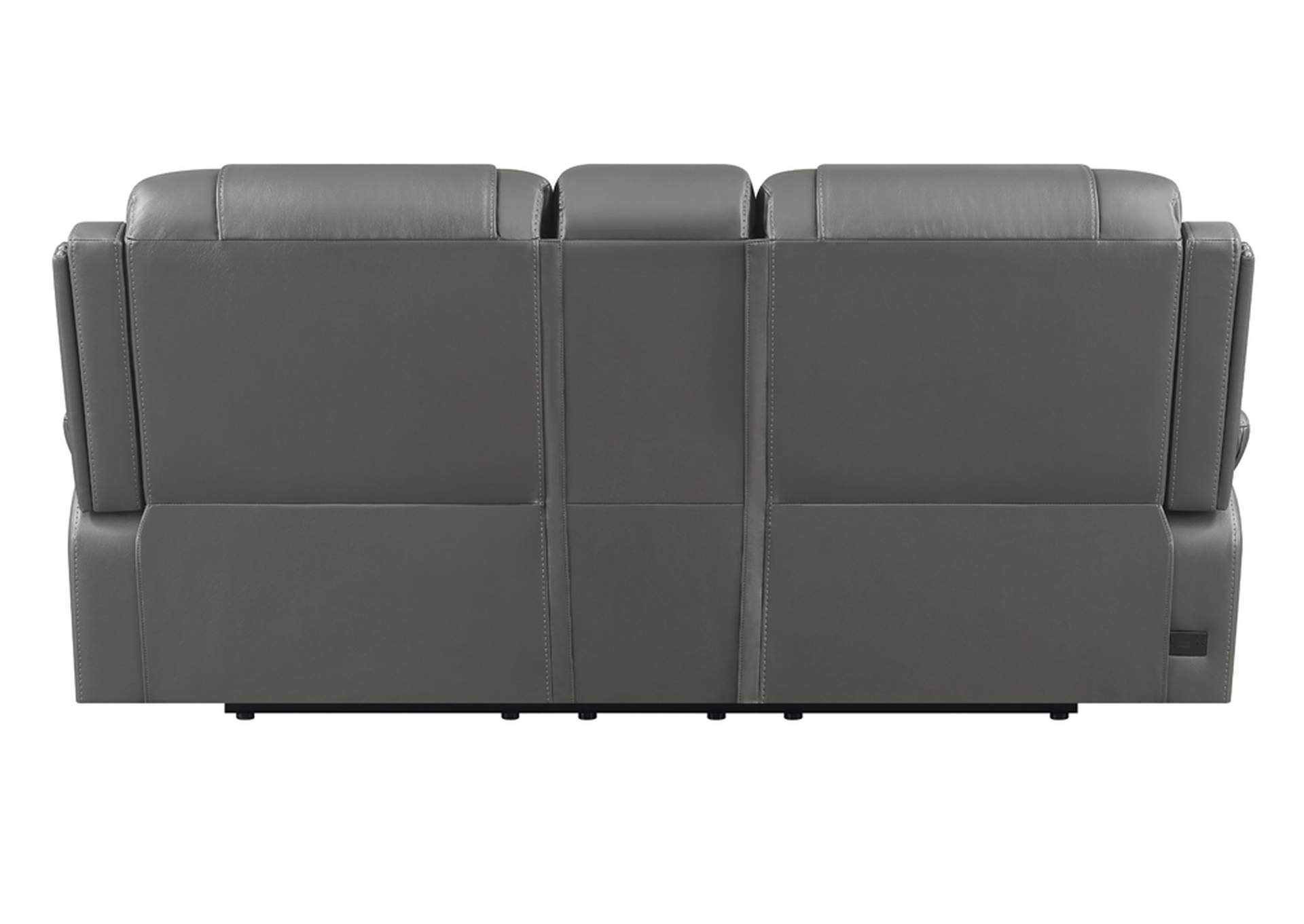 Flamenco Tufted Upholstered Power Loveseat with Console Charcoal,Coaster Furniture