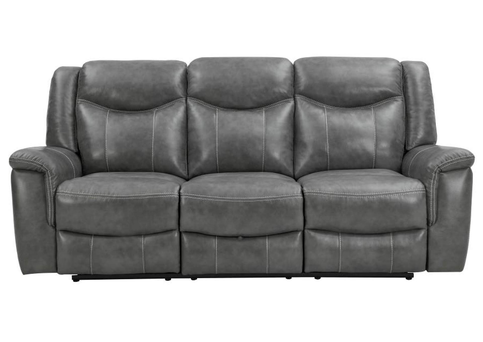 Conrad Upholstered Motion Sofa Cool Grey,Coaster Furniture