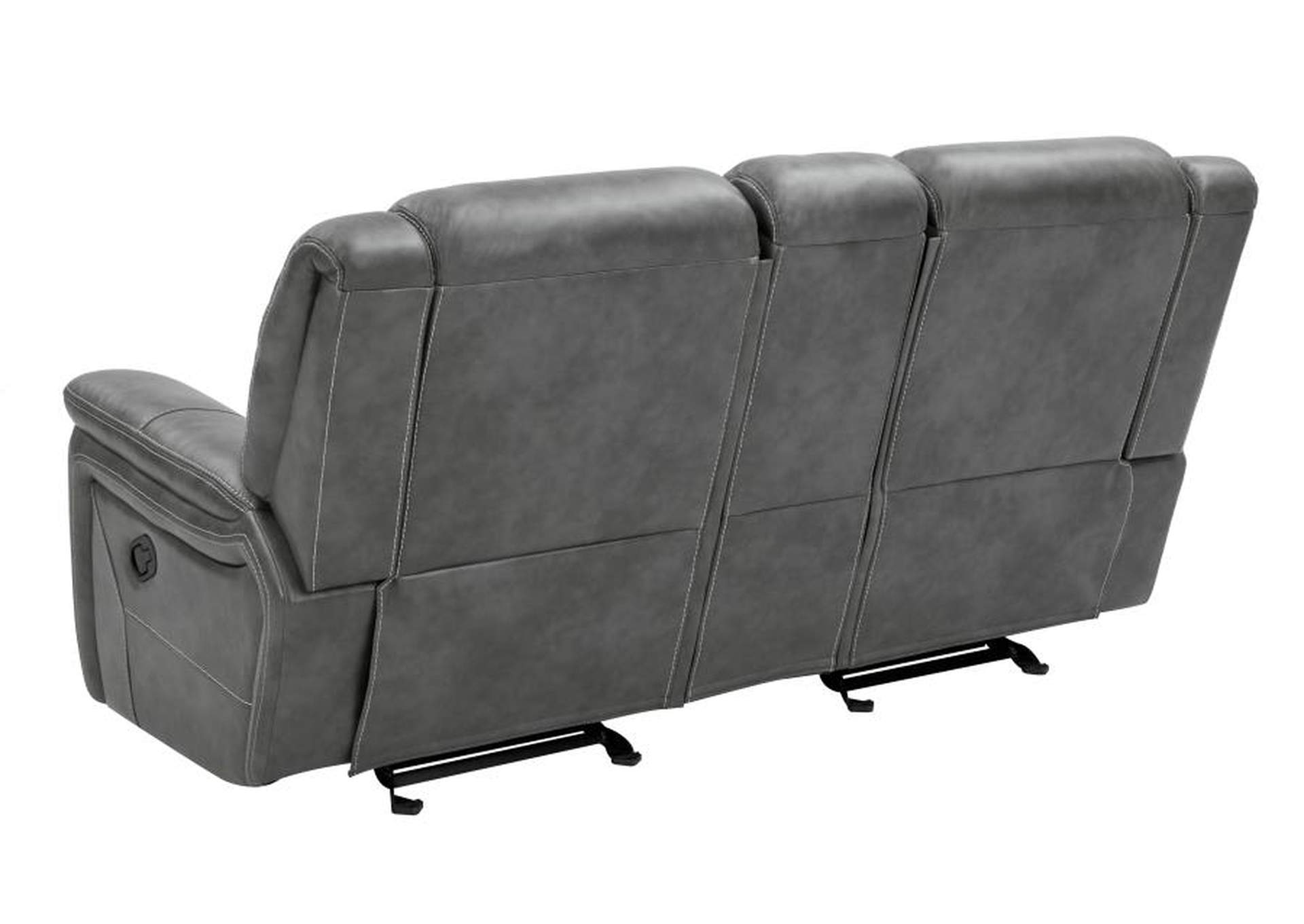 Conrad Upholstered Motion Loveseat Cool Grey,Coaster Furniture