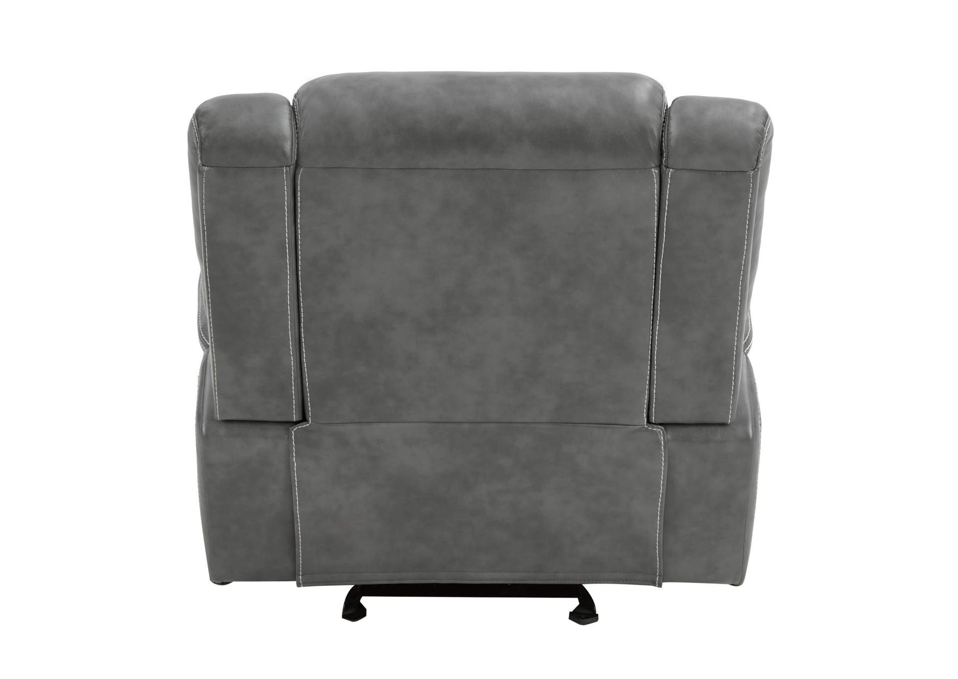 Conrad Upholstered Motion Glider Recliner Grey,Coaster Furniture