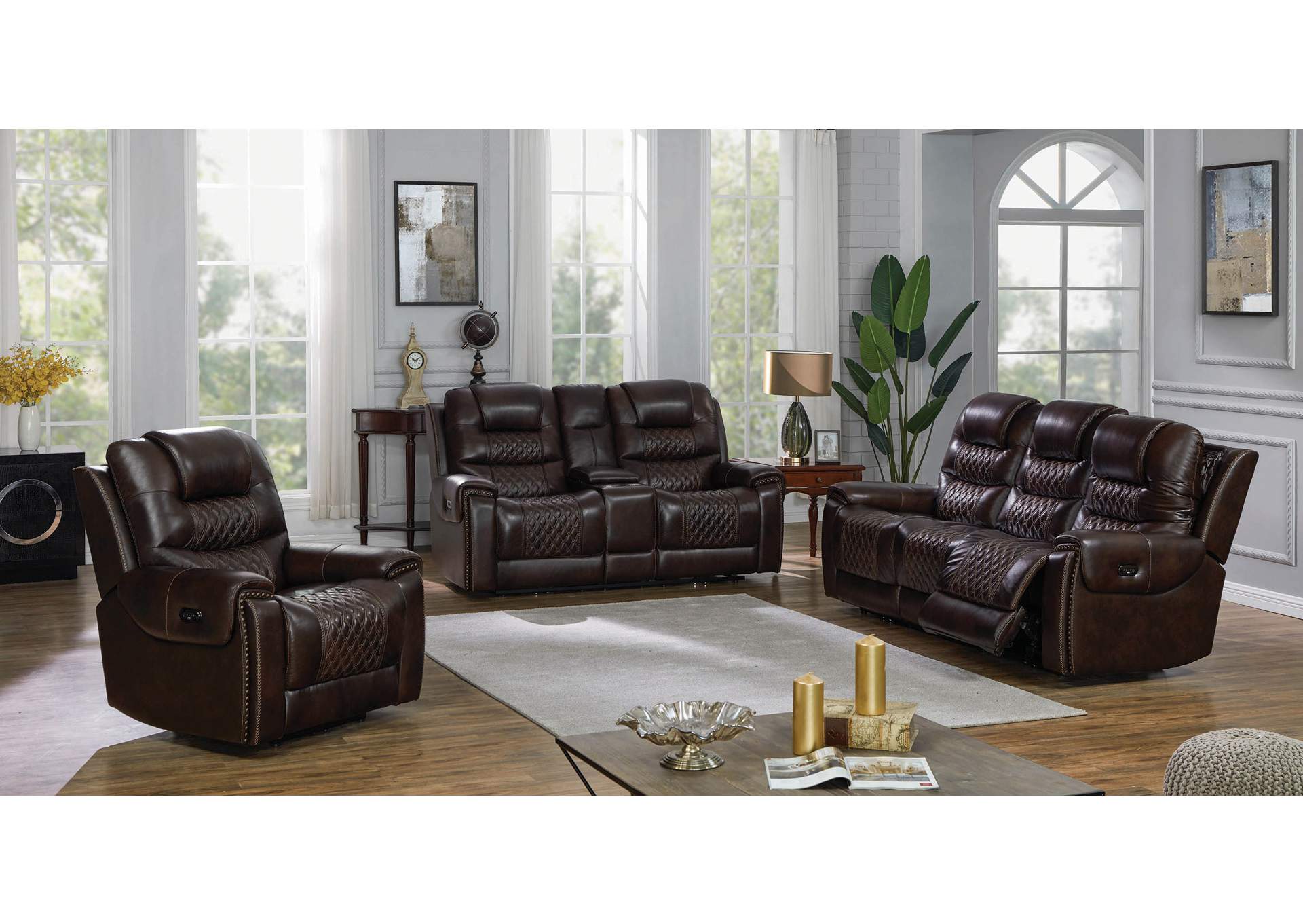 North Cultured Pearl 3 Piece Power Reclining Living Room Set Big Box Furniture Discount Furniture Stores In Miami Florida