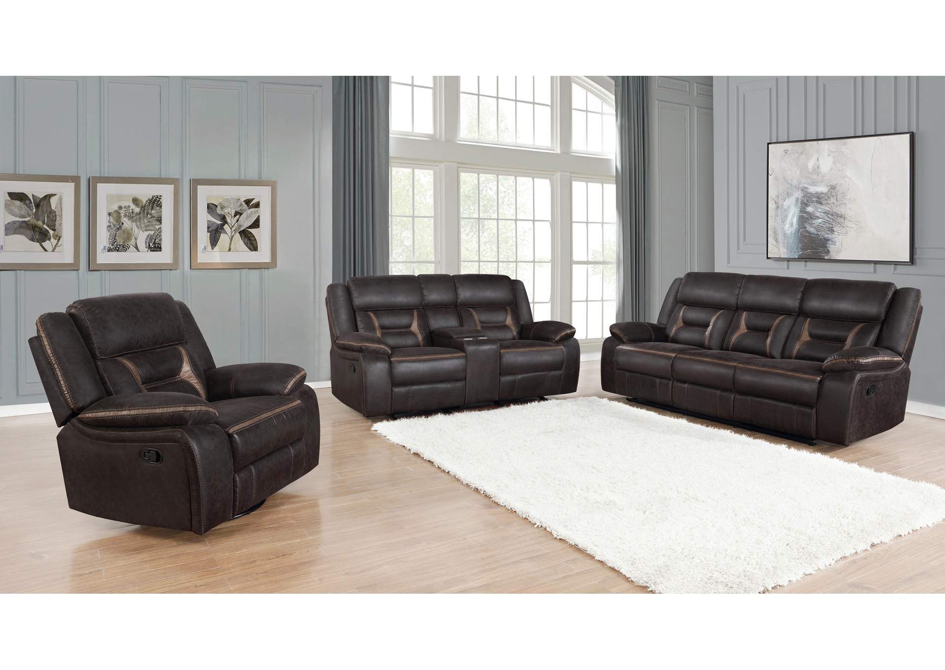 3 piece sofa and chair