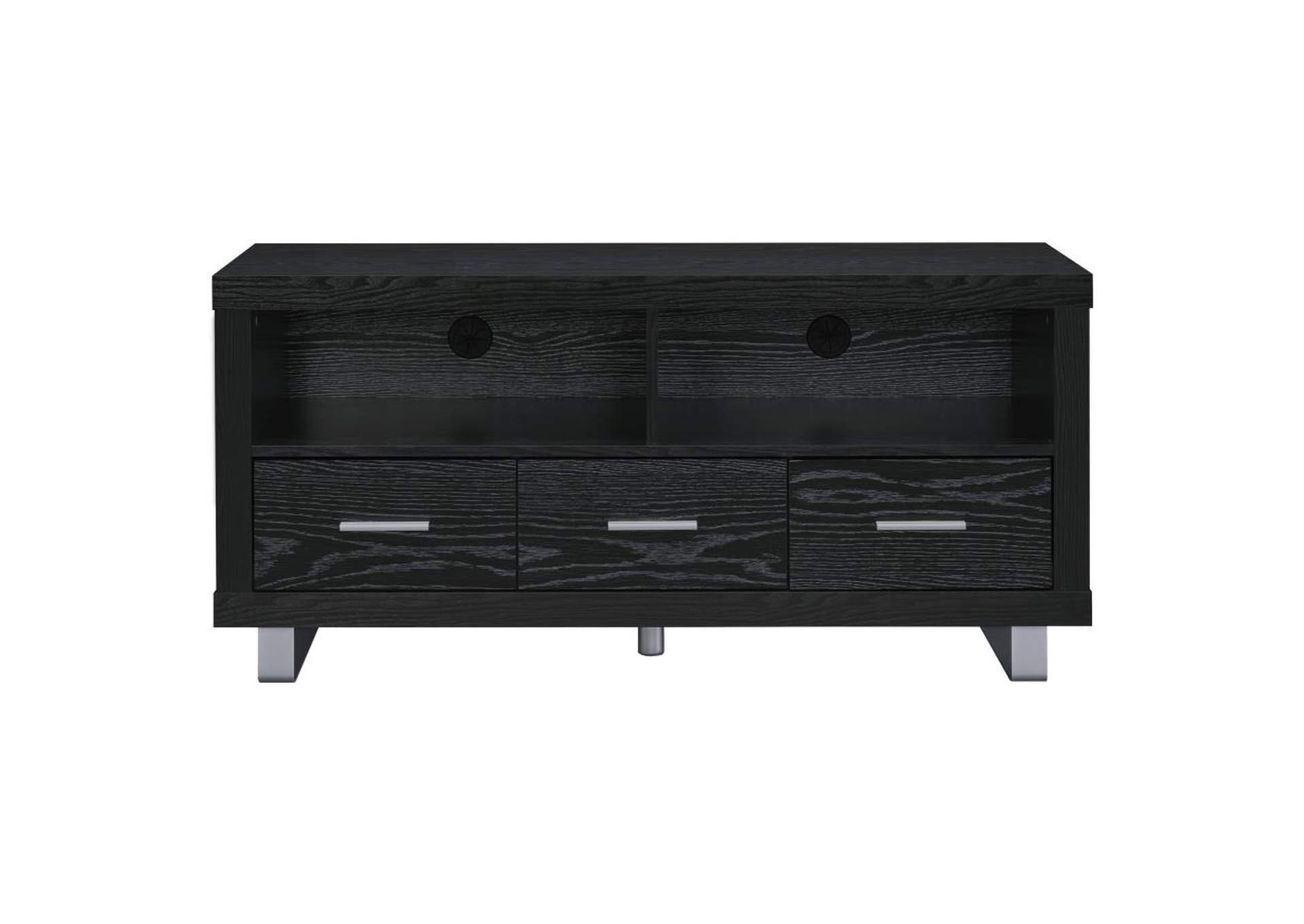 Alton 48" 3-drawer TV Console Black Oak,Coaster Furniture