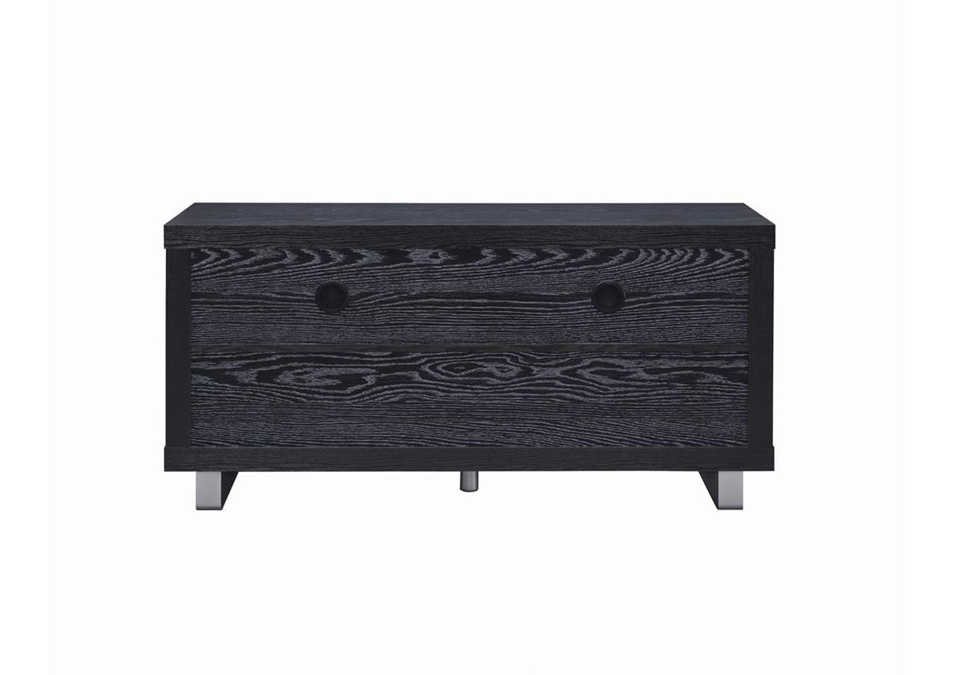 48" 3-drawer TV Console Black Oak,Coaster Furniture