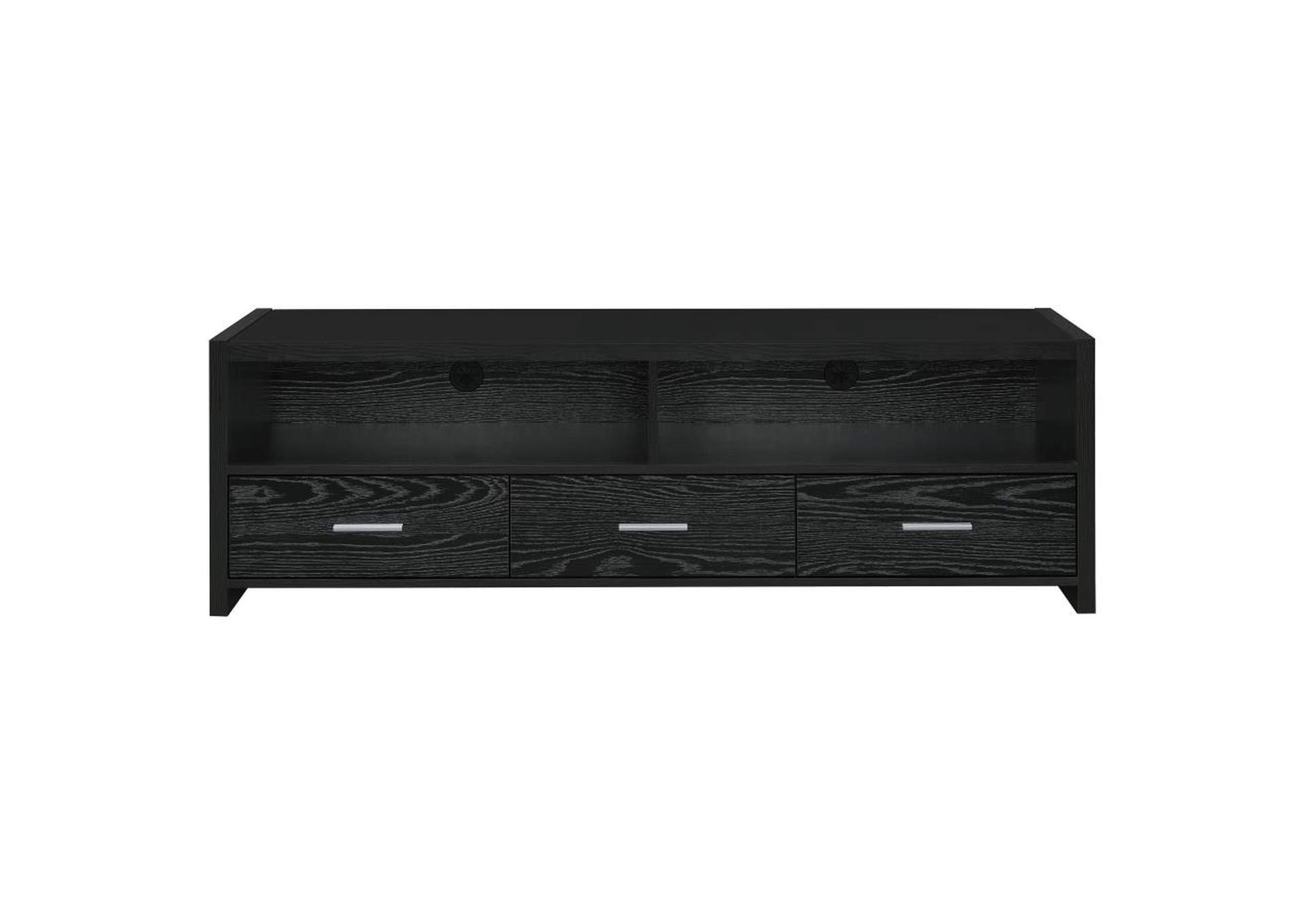 Alton 62" 3-Drawer Tv Console Black Oak,Coaster Furniture