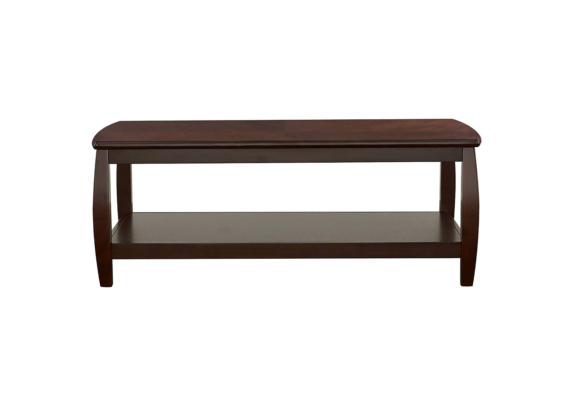 Dixon Rectangular Coffee Table with Lower Shelf Espresso,Coaster Furniture