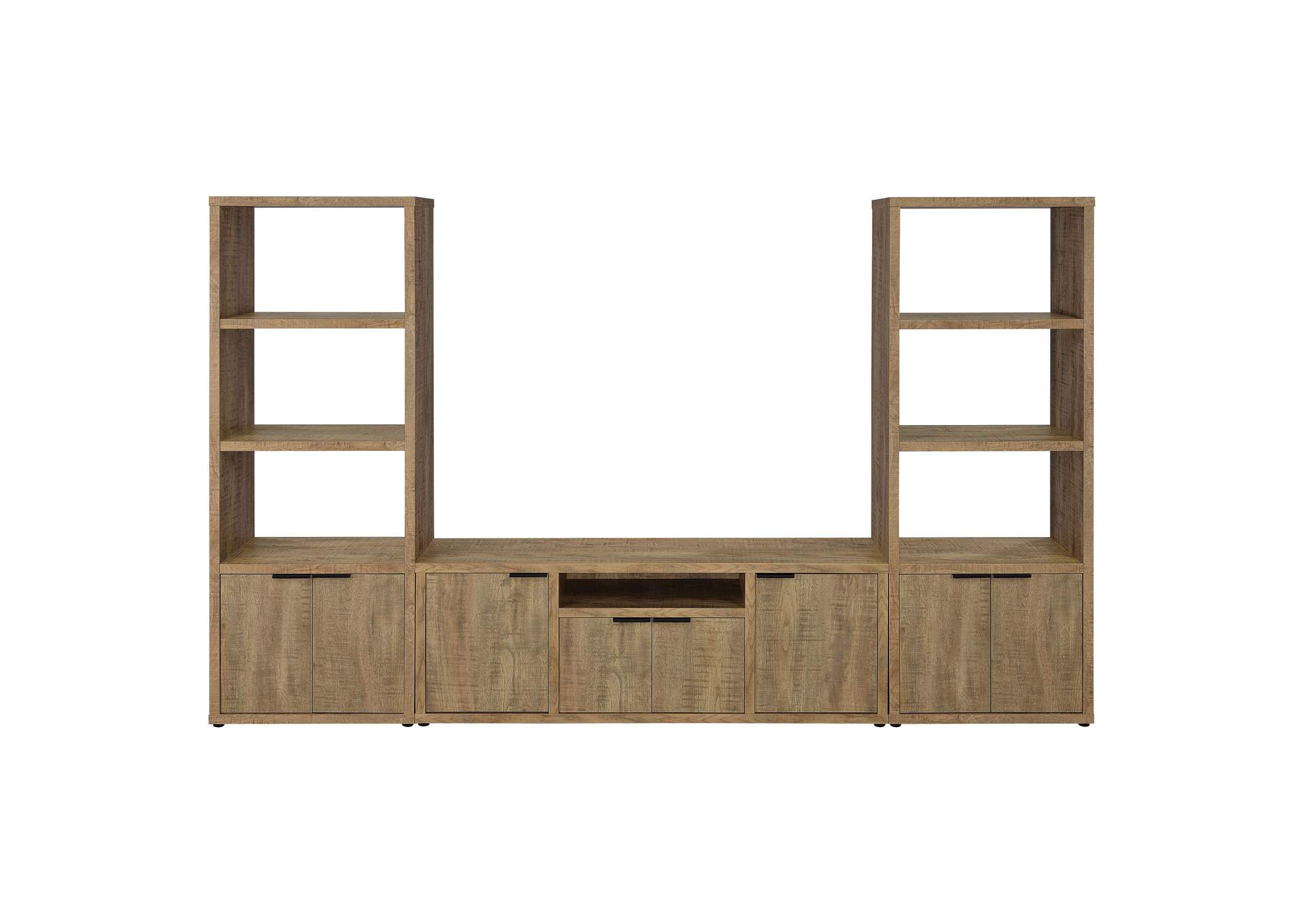 Tabby 3-piece Entertainment Center With 60" TV Stand Mango,Coaster Furniture