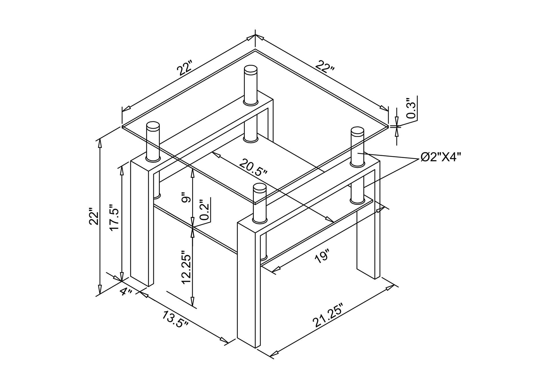 END TABLE,Coaster Furniture