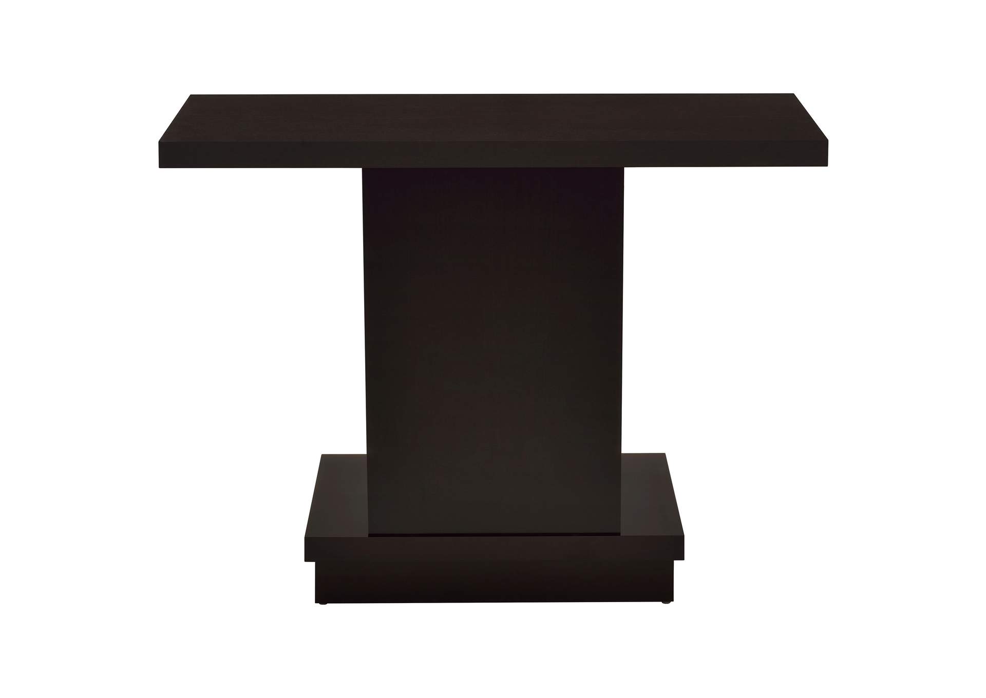 Reston Pedestal Sofa Table Cappuccino,Coaster Furniture