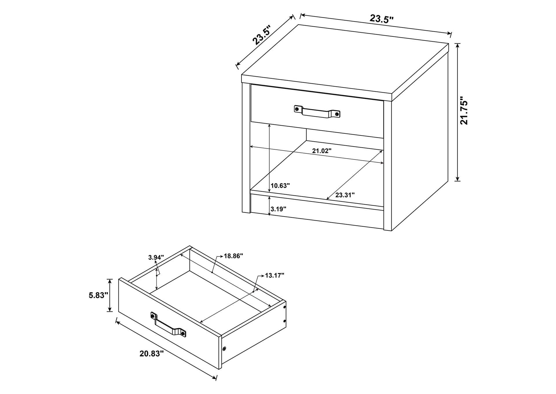 END TABLE,Coaster Furniture