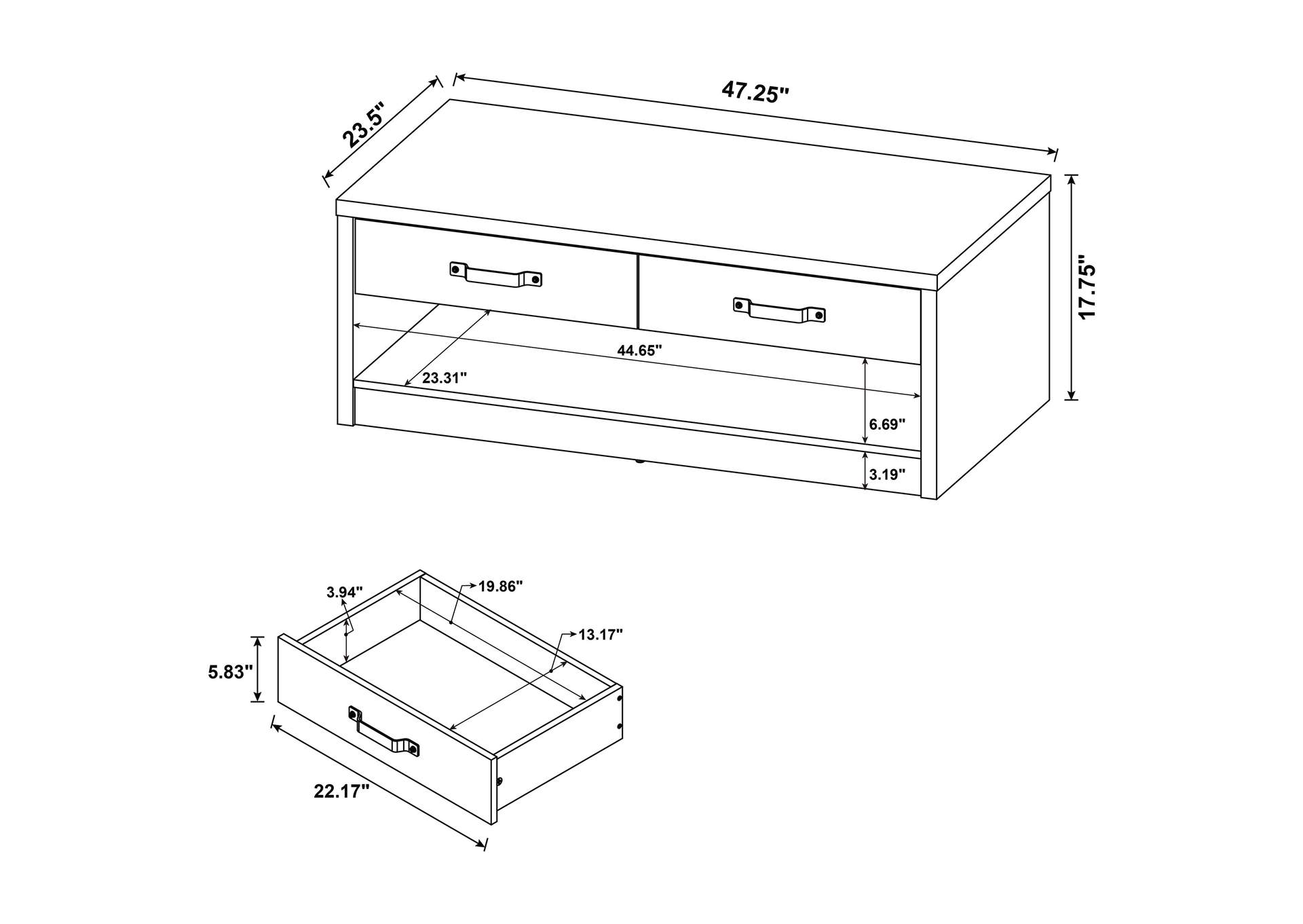 COFFEE TABLE,Coaster Furniture