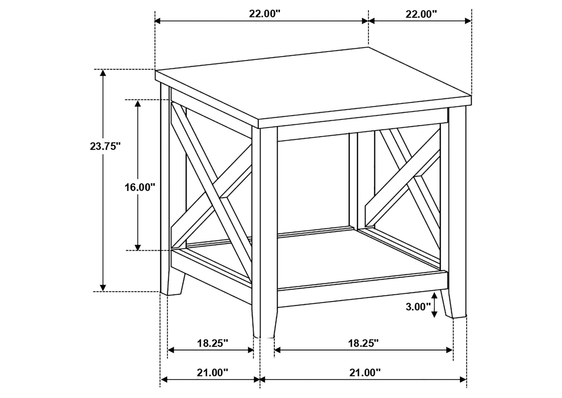 END TABLE,Coaster Furniture