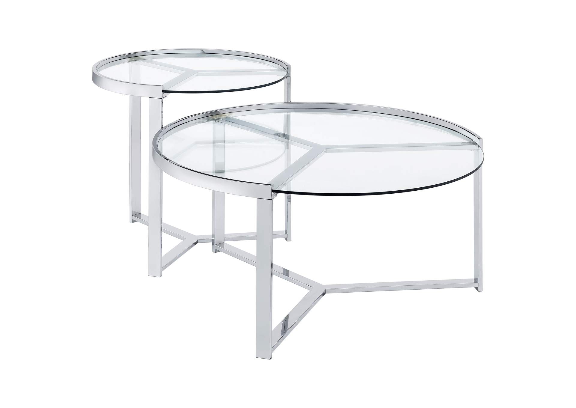 2 PC NESTING COFFEE TABLE,Coaster Furniture