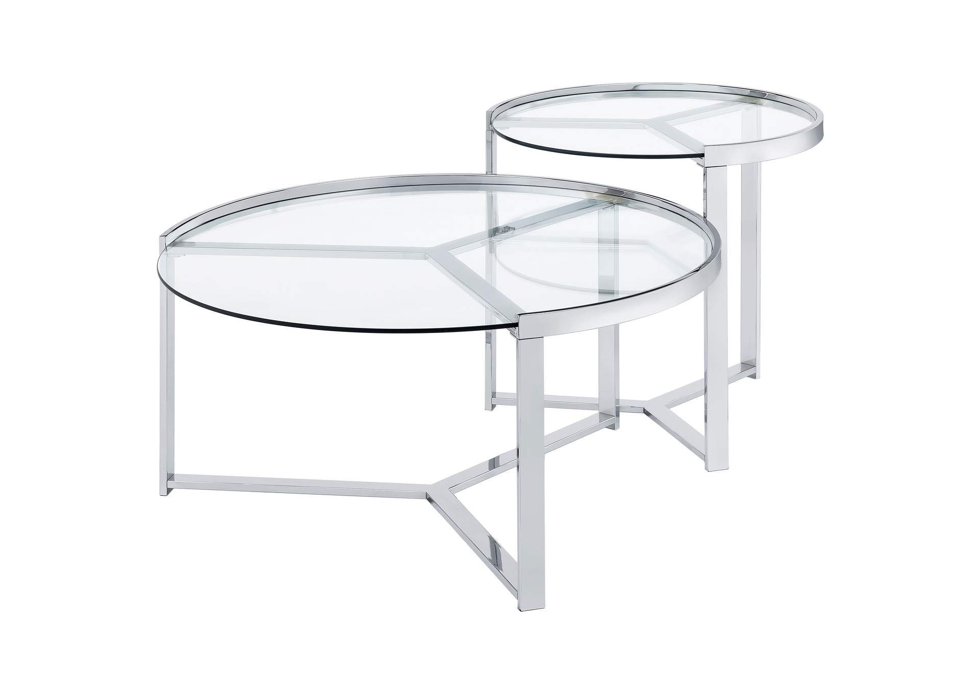 2 PC NESTING COFFEE TABLE,Coaster Furniture