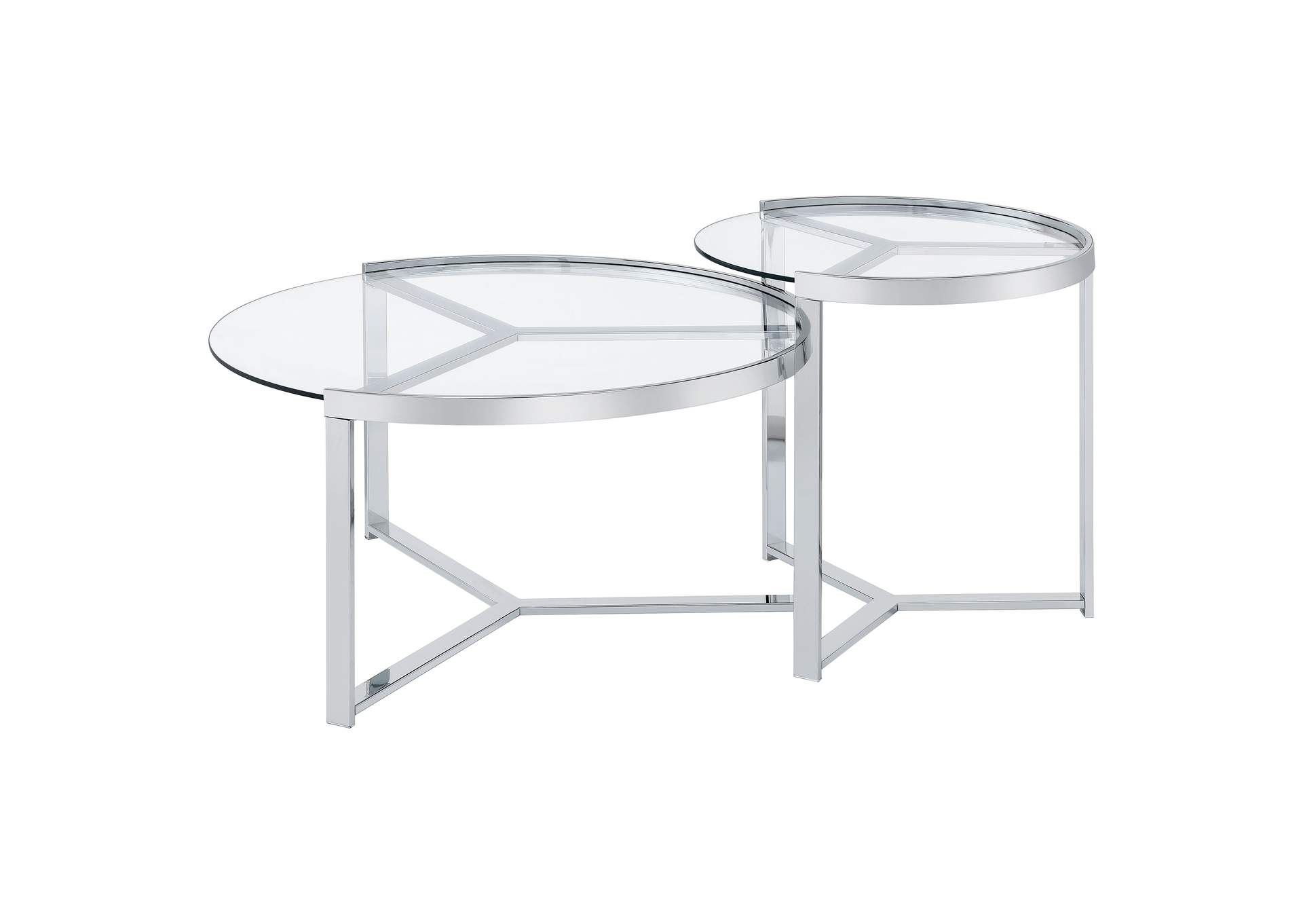 2 PC NESTING COFFEE TABLE,Coaster Furniture