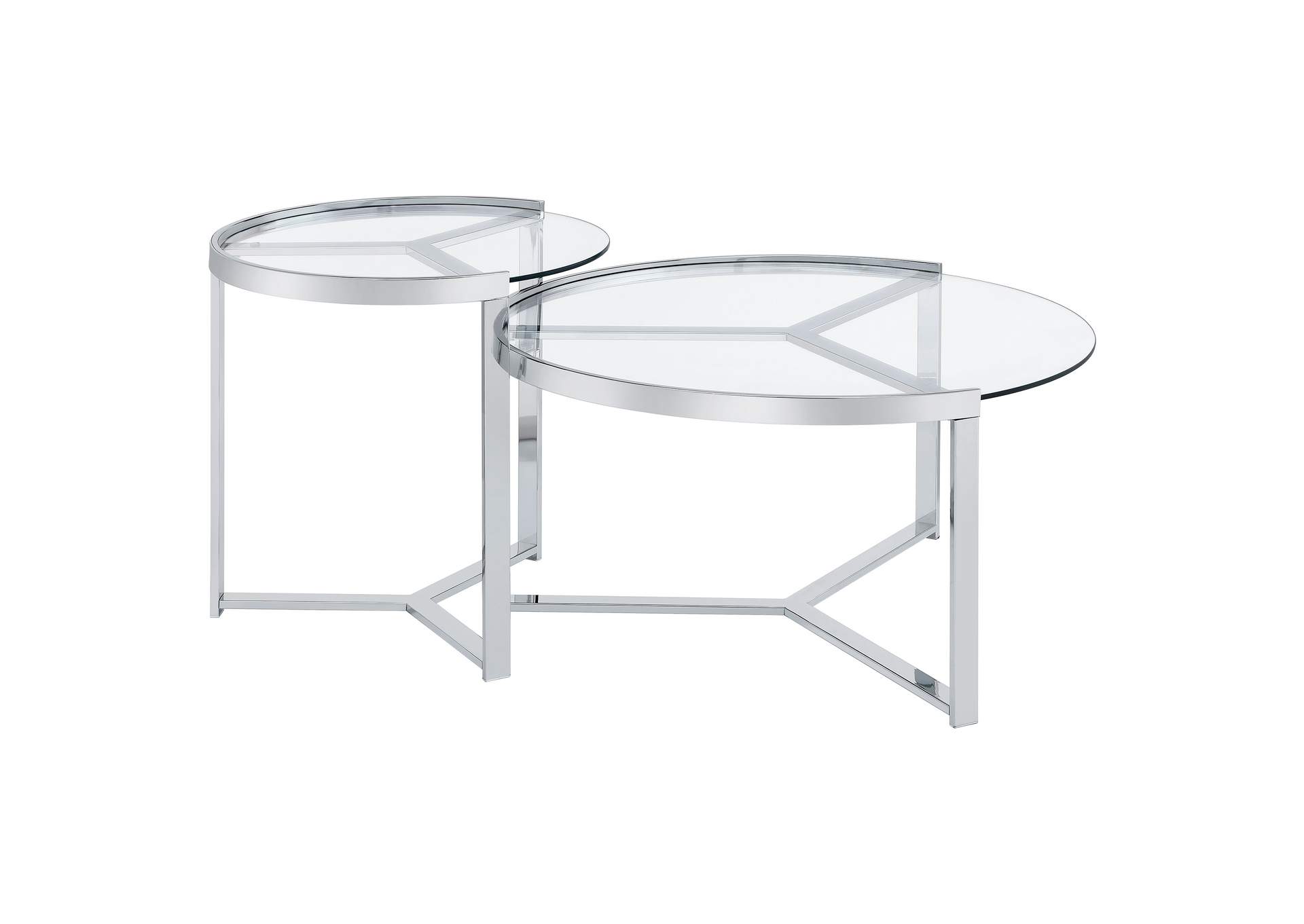 2 PC NESTING COFFEE TABLE,Coaster Furniture