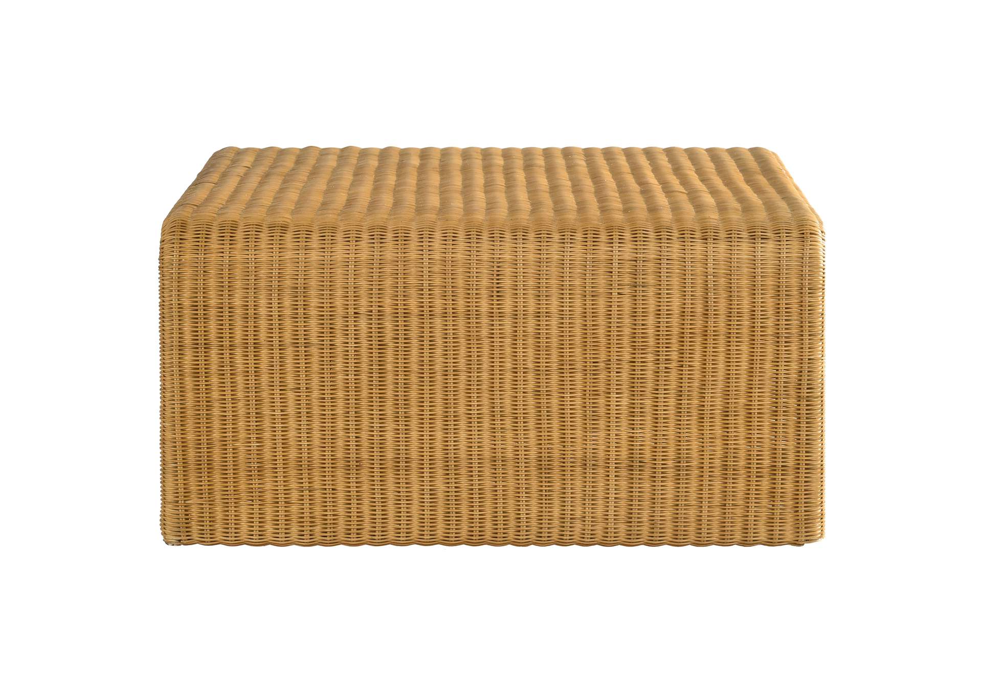 Juanita Square Rattan Coffee Table Natural,Coaster Furniture