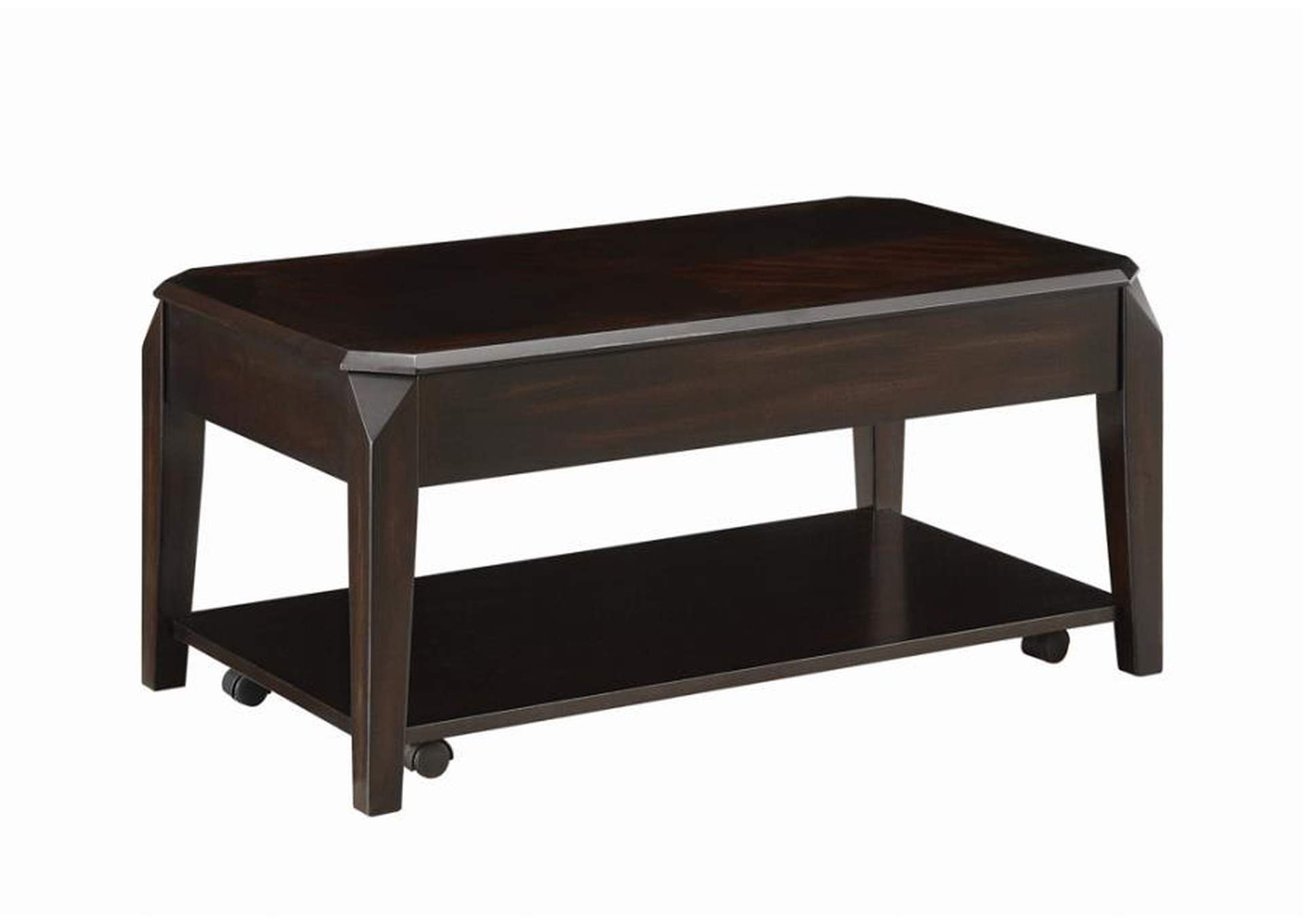 Baylor Lift Top Coffee Table With Hidden Storage Walnut,Coaster Furniture