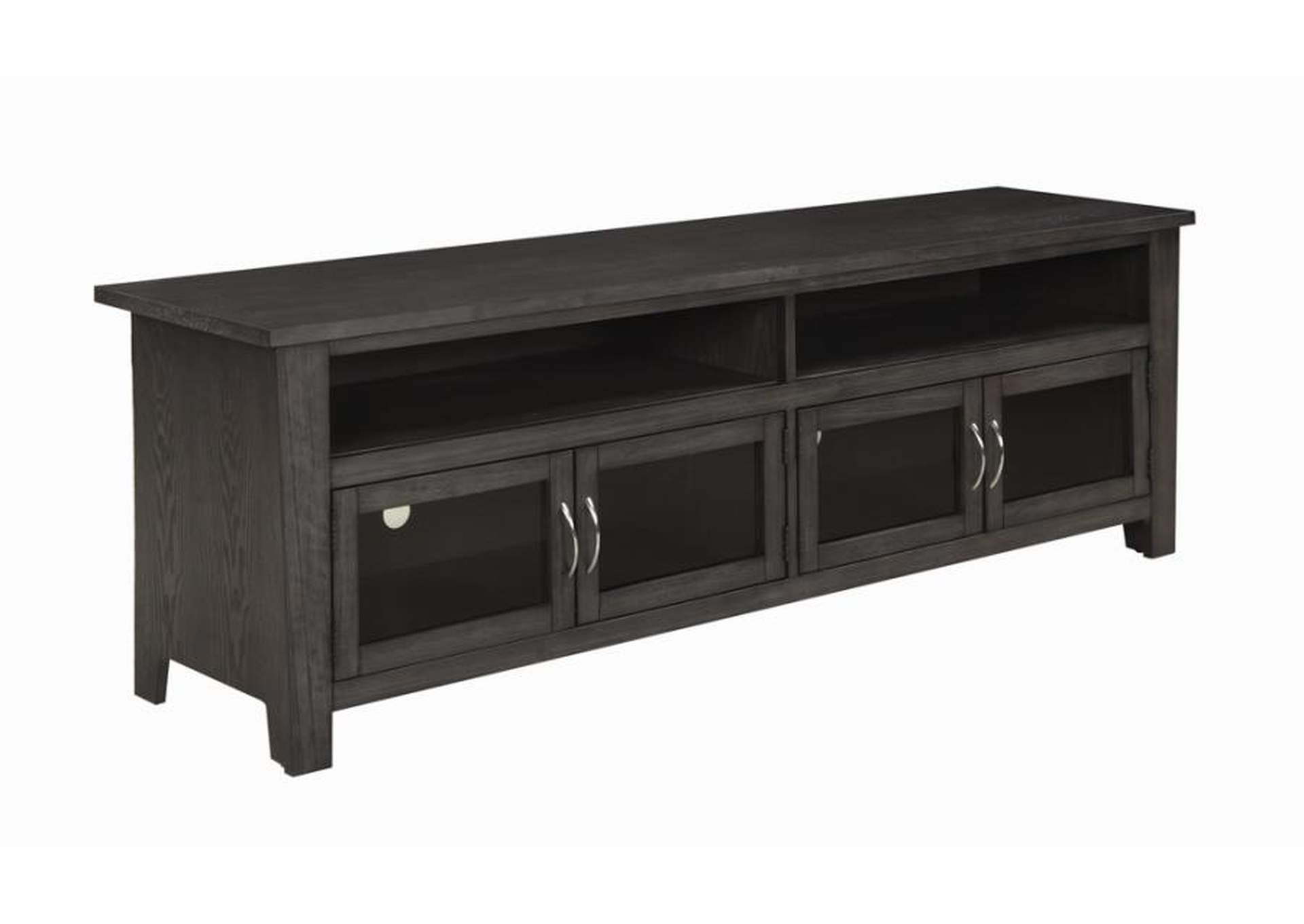 72" 4-Door Tv Console Dark Grey,Coaster Furniture