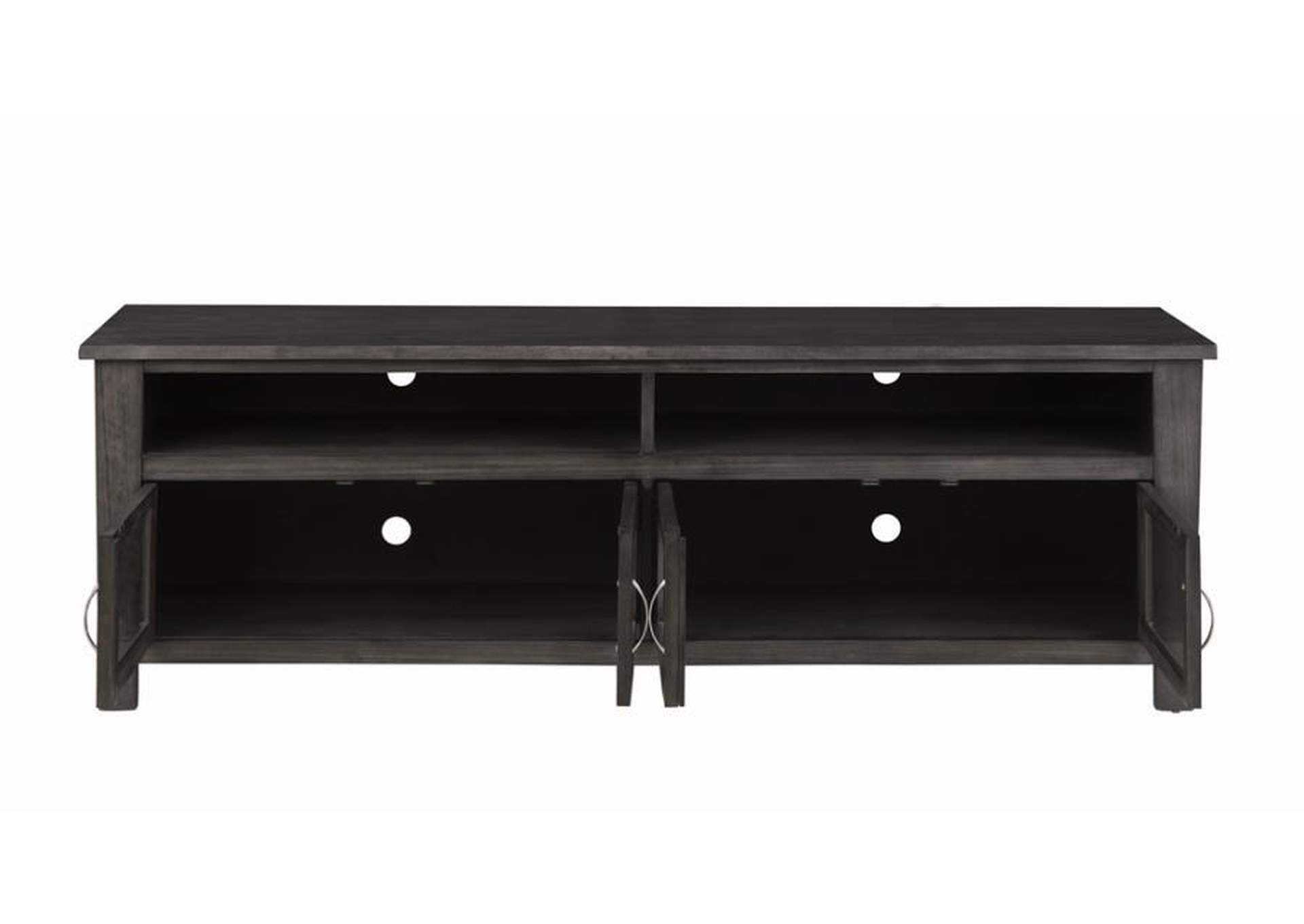 72" 4-Door Tv Console Dark Grey,Coaster Furniture