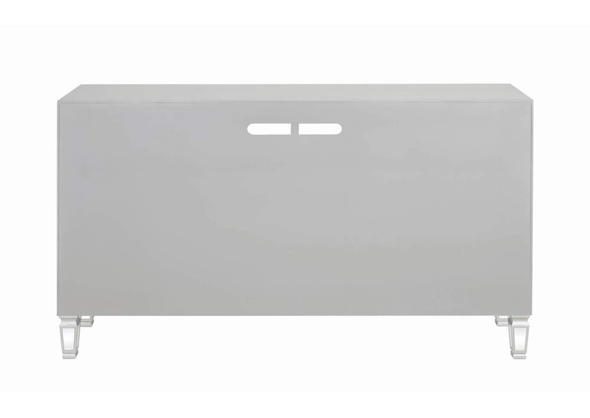 3-drawer TV Console Metallic Platinum,Coaster Furniture