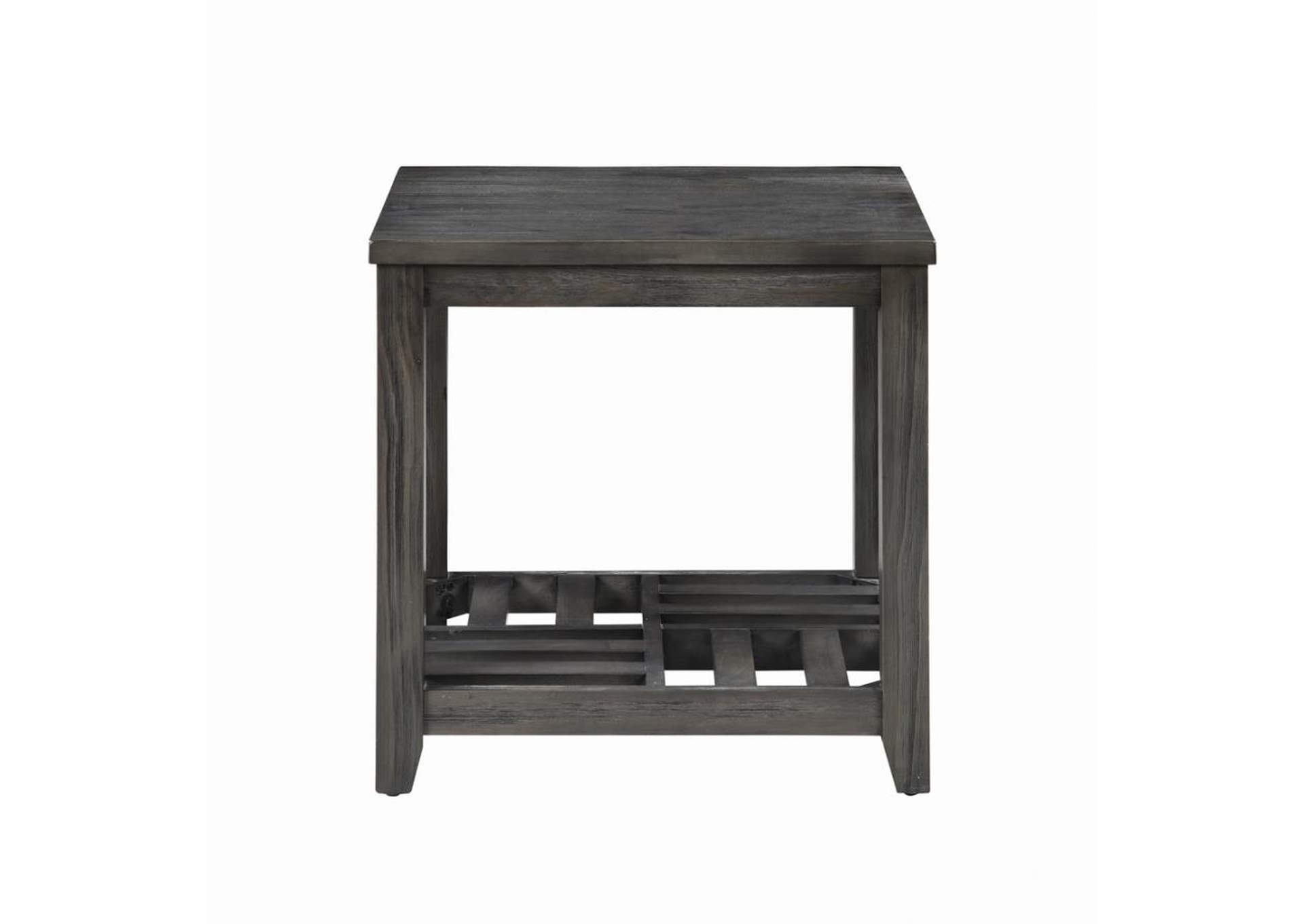 Cliffview 1-Shelf Rectangular End Table Grey,Coaster Furniture