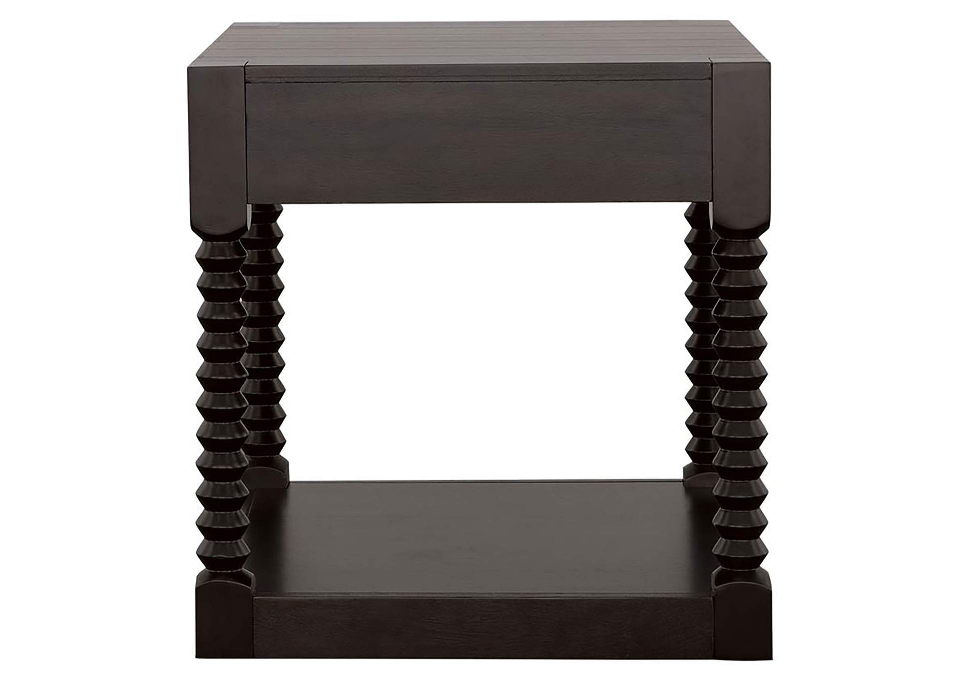 Meredith 1-drawer End Table Coffee Bean,Coaster Furniture