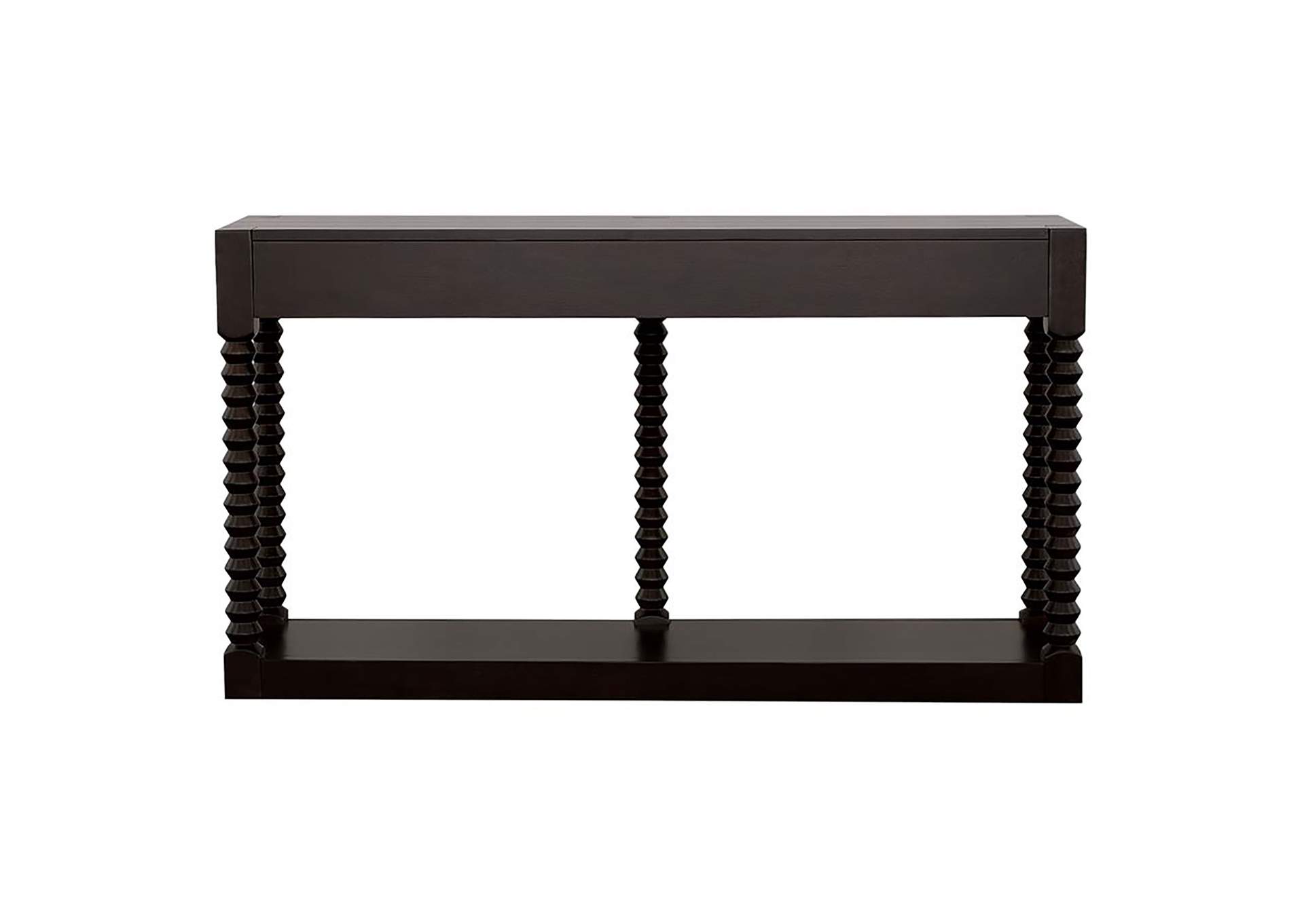 Meredith 2-drawer Sofa Table Coffee Bean,Coaster Furniture