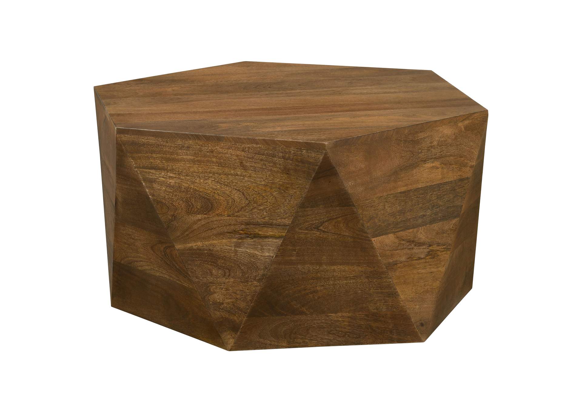 Zalika Hexagonal Coffee Table Natural,Coaster Furniture