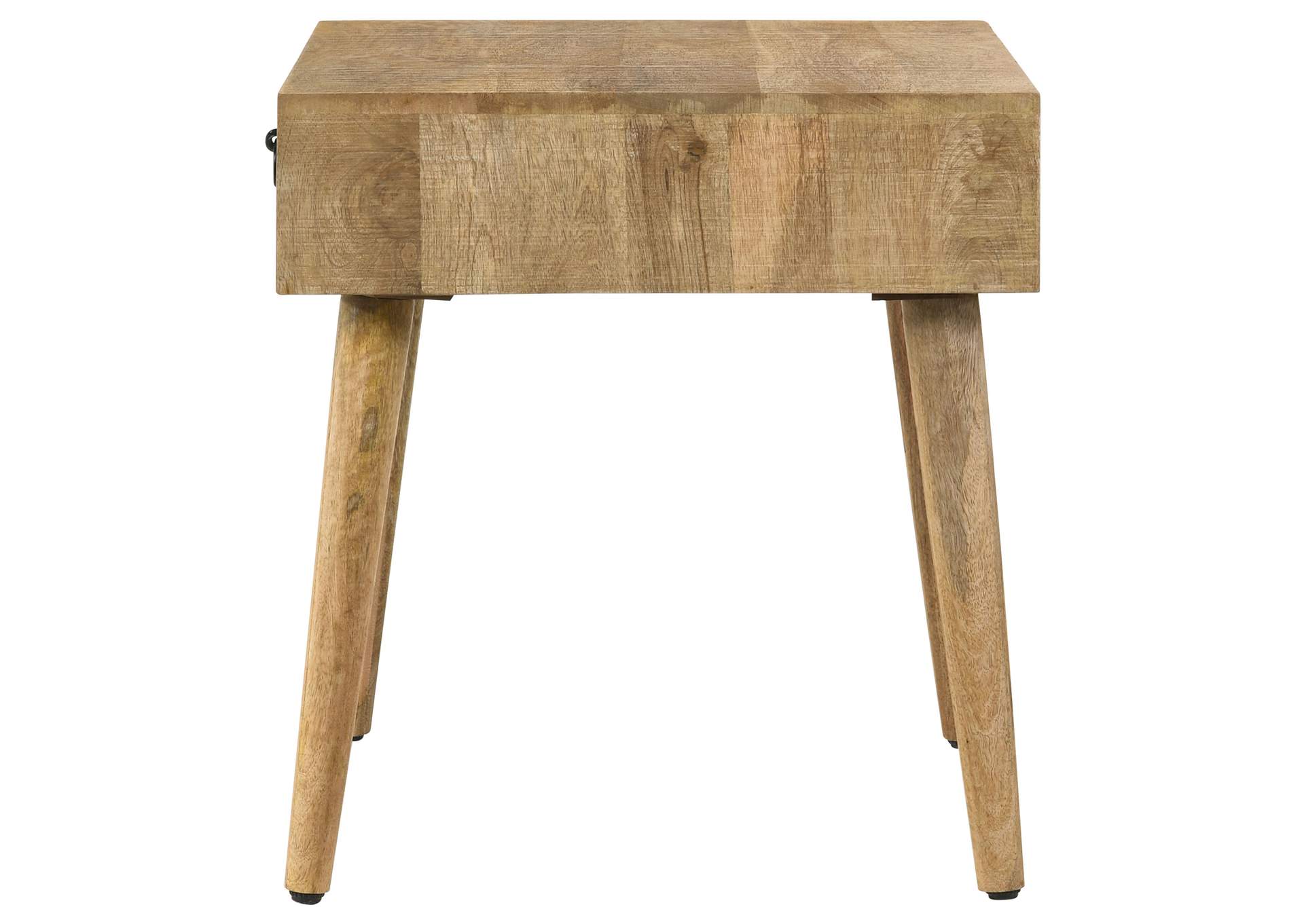 Zabel Square 1-drawer End Table Natural,Coaster Furniture