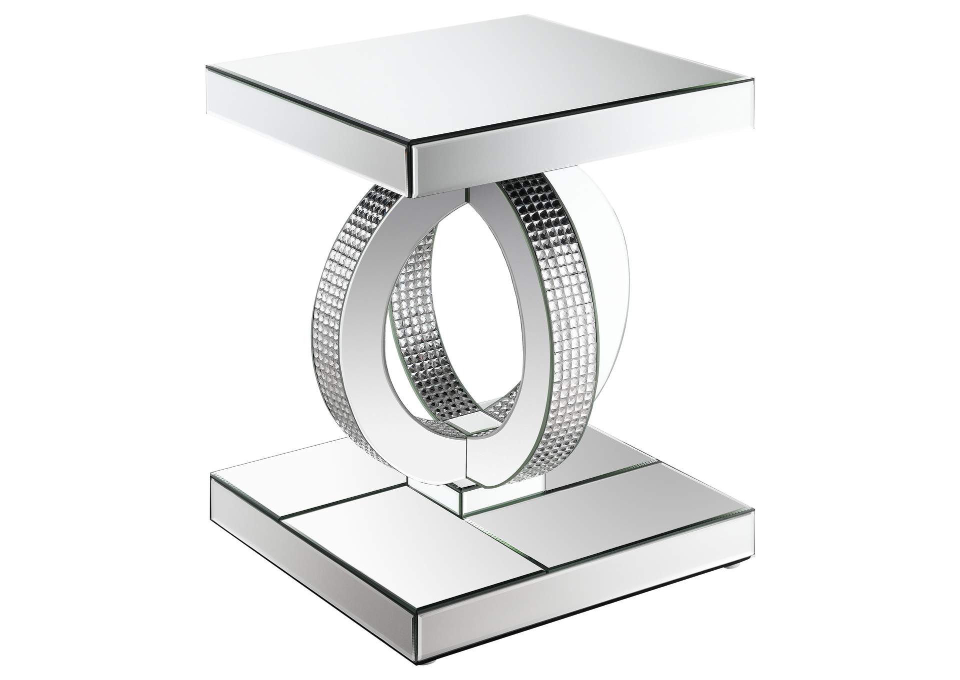 Breena Square End Table Mirror,Coaster Furniture