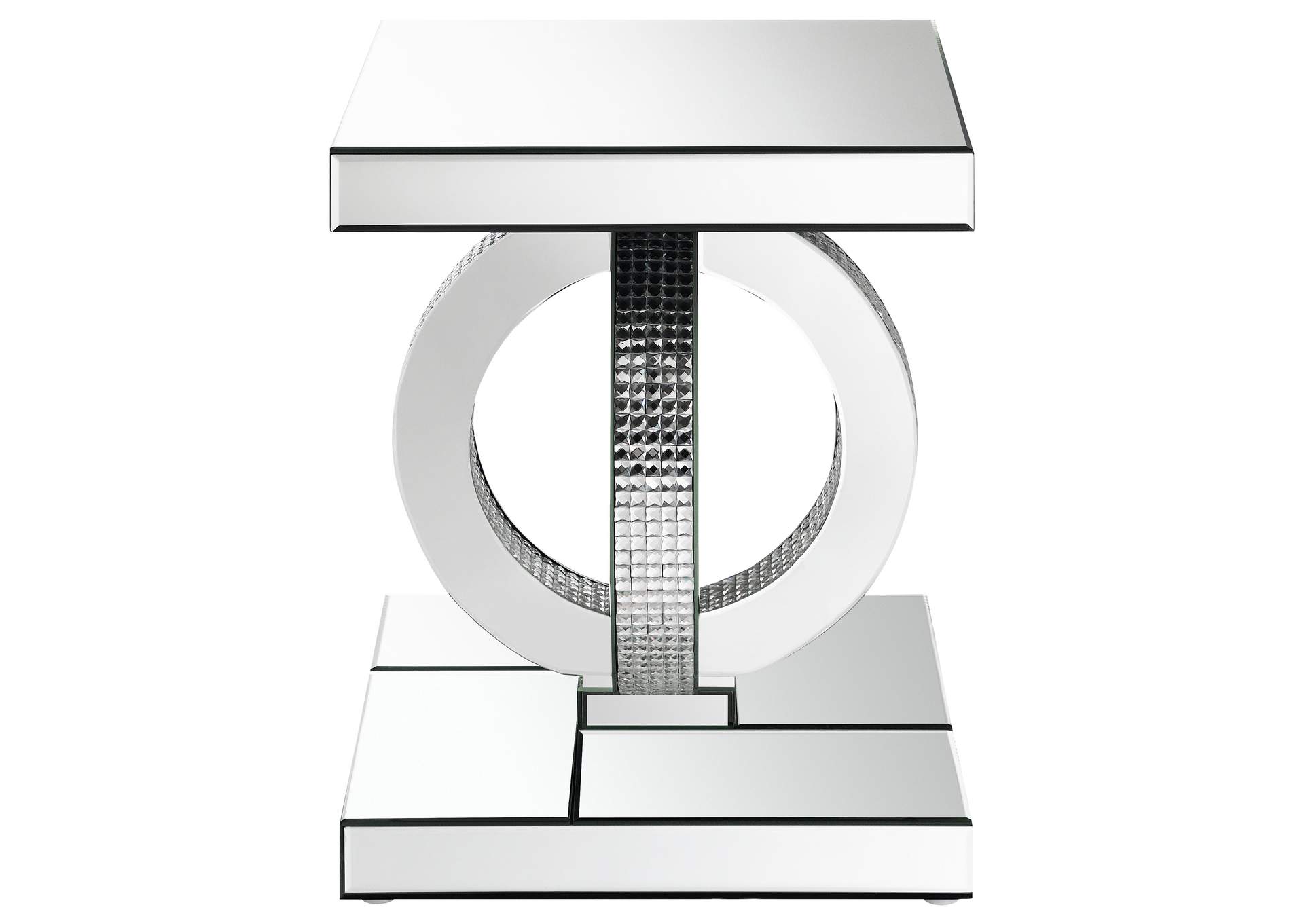 Breena Square End Table Mirror,Coaster Furniture