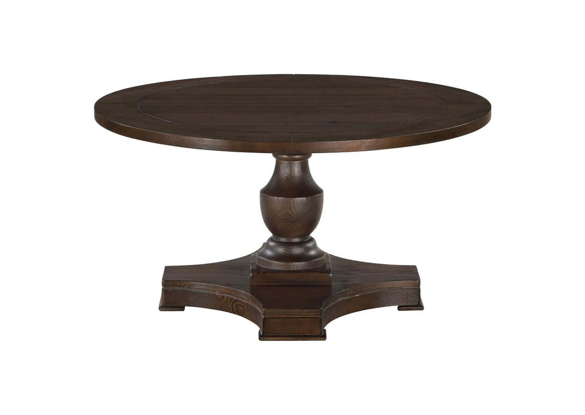 Morello Round Coffee Table With Pedestal Base Coffee,Coaster Furniture