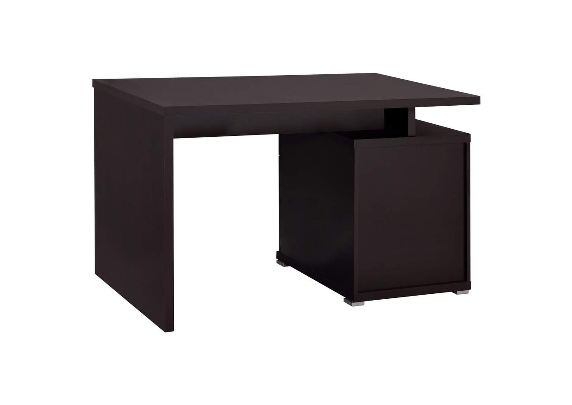 Grit forum Expertise Irving 2-drawer Office Desk with Cabinet Cappuccino US Brands Furniture