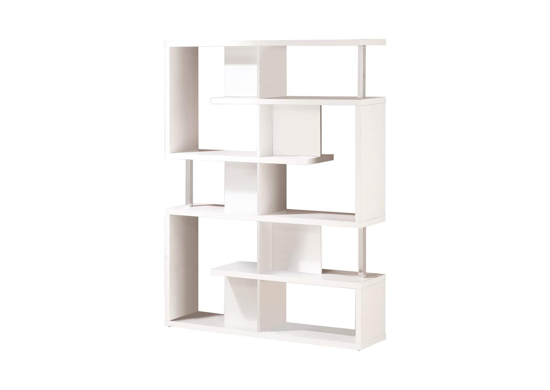 White Transitional White Bookcase Best Buy Furniture and Mattress