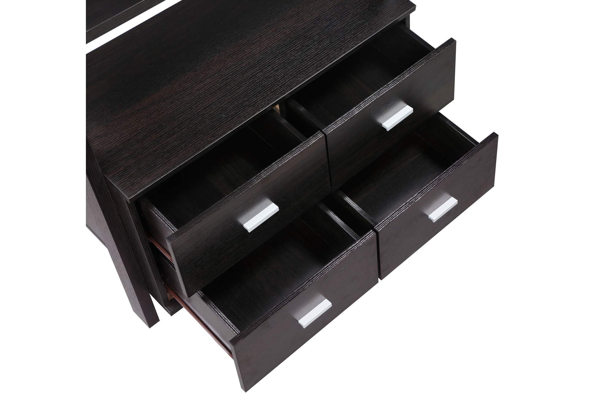 Colella 4-drawer Storage Bookcase Cappuccino,Coaster Furniture